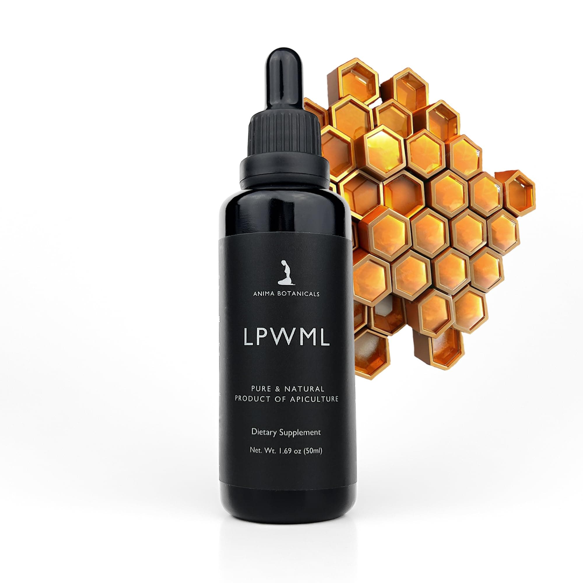 LPWML Bee Ognevka Life Product of Wax Moth Larvae All-Natural Tincture for Immune and Respiratory Health | Liquid Bontanical Extract 1.69 oz