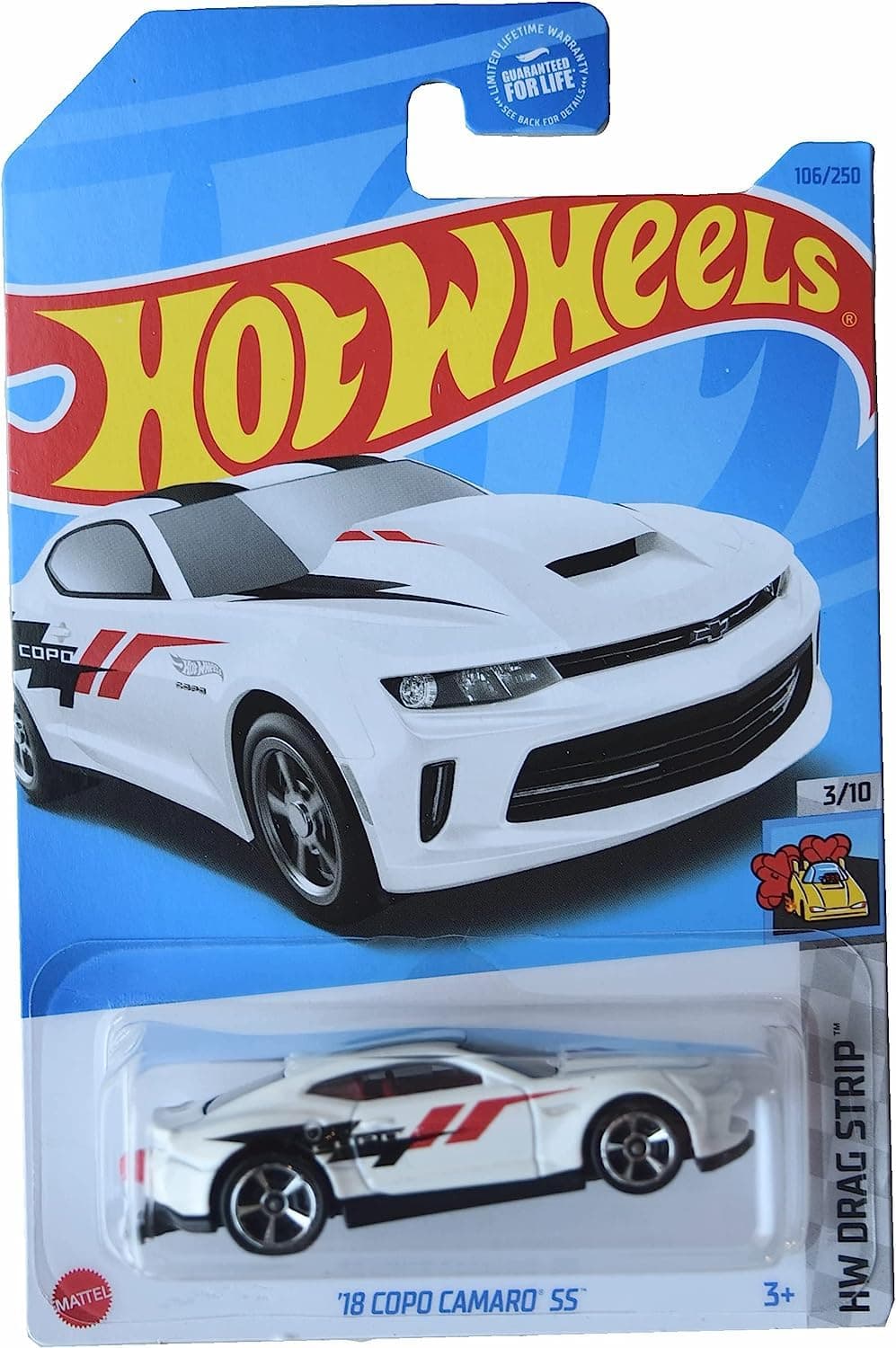 18 Copo Camaro SS, HW Drag Strip 3/10 [white] 106/250