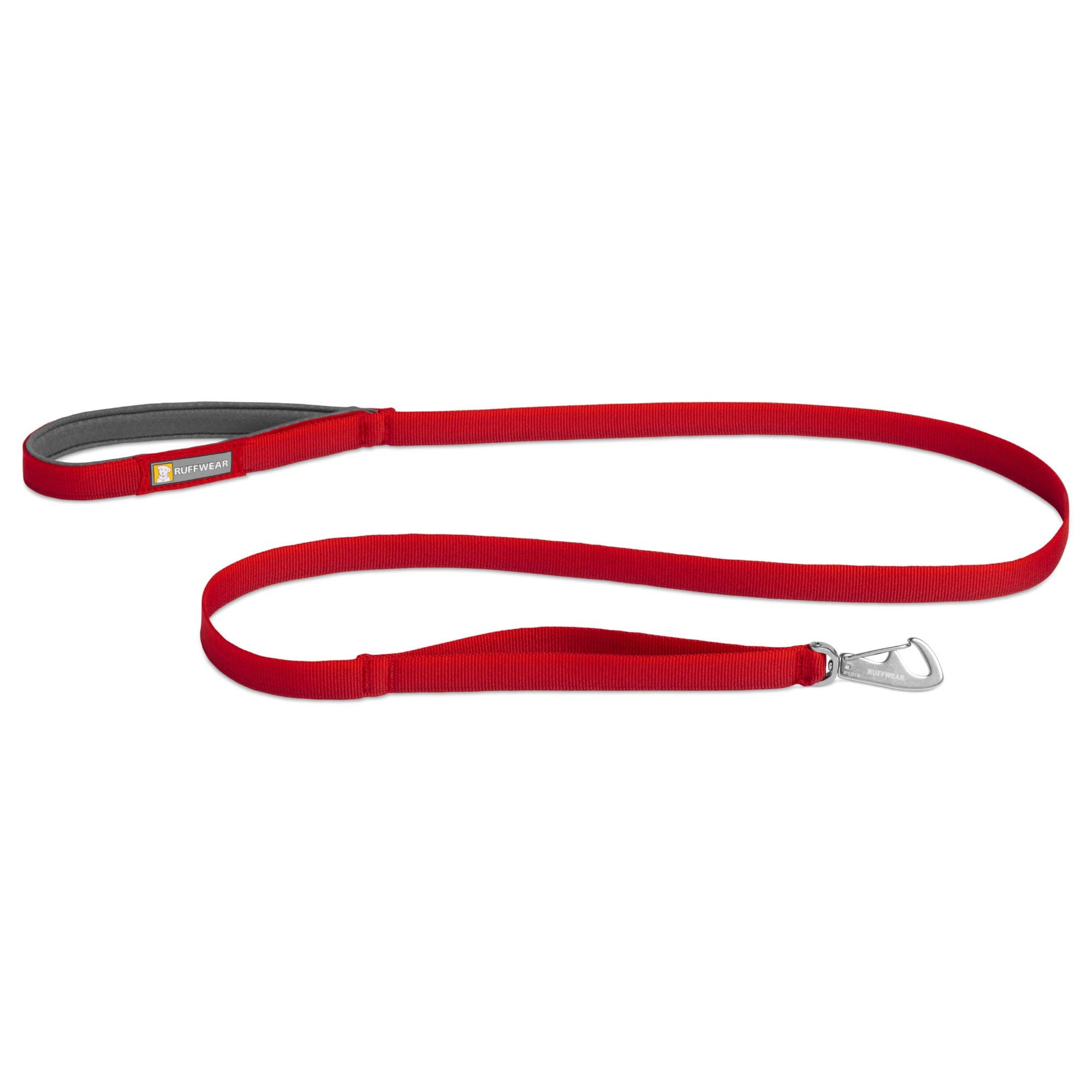 RUFFWEARFront Range Dog Lead, 5 ft Leash with Padded Handle for Everyday Walking, Red Sumac