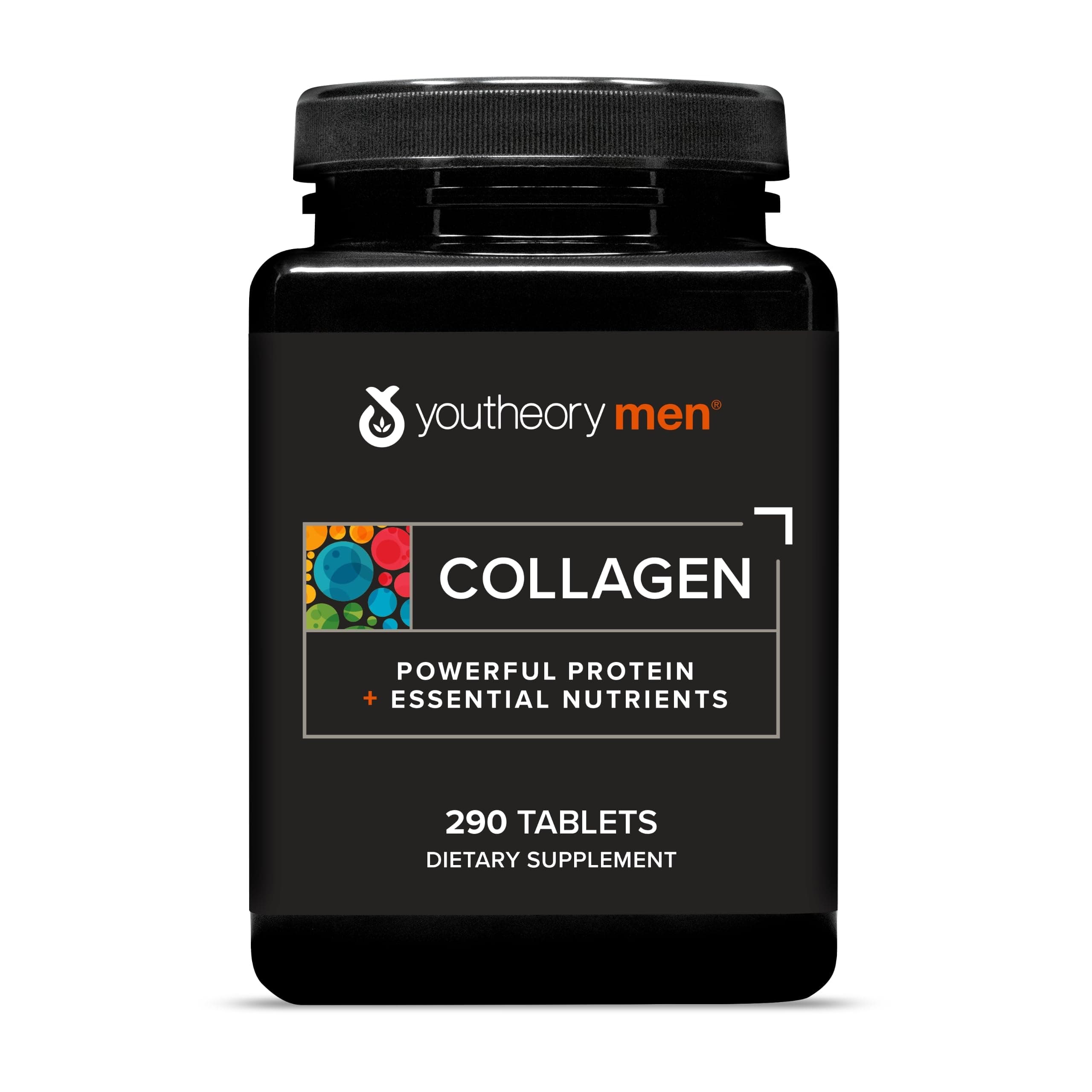 Men's Collagen - 5,000 mg - Daily Collagen Supplement for Men - with 18 Amino Acids - Joint, Bone, Muscle, Hair Growth, Nail & Skin Support* - 290 Tablets (48-Day Supply)