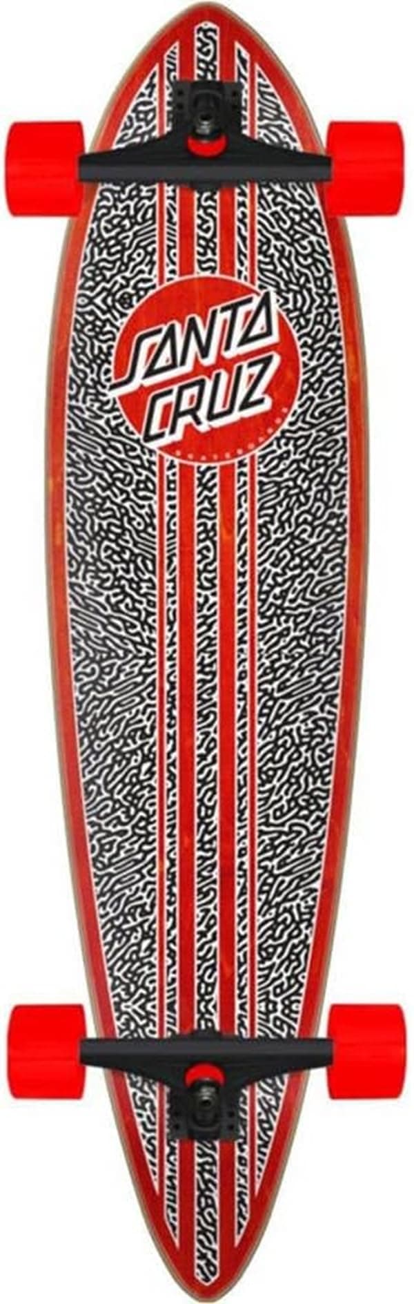 Amoeba Dot Pintail Cruiser Longboard Complete 9.58" x 39"