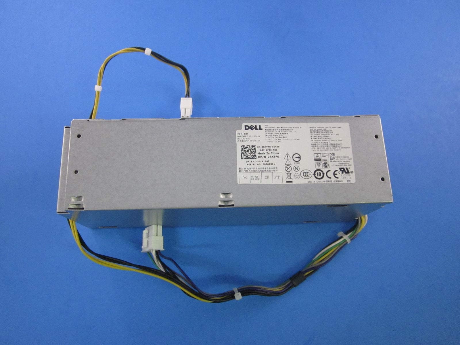 180W SFF Power Supply fits DELL Optiplex 3040 5040 7040 Inspiron 3650 3656 RWMNY WYX72 9XD51 5XV5K GCY55 D3YCN J1J77 D6K0V 0RWMNY 0WYX72 09XD51 05XV5K 0GCY55 0D3YCN 0J1J77 0D6K0V