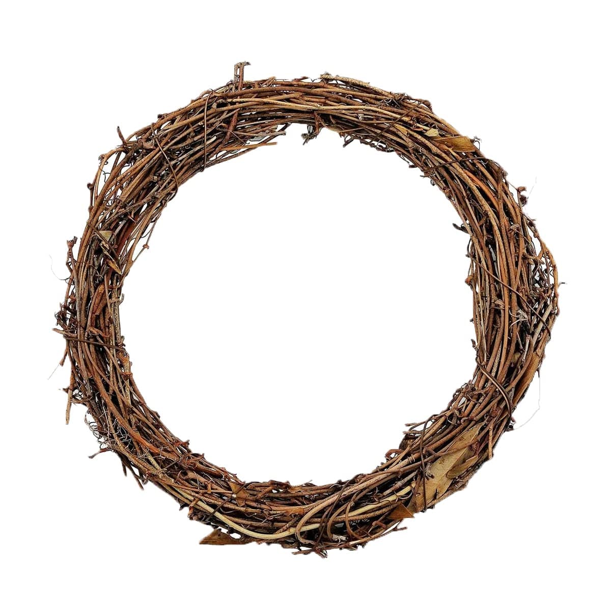 18-20inch Large Natural Grapevine Wreath Rings Rattan Vine Branch Wreath Hoop for DIY Craft Wreath Christmas Easter Holiday Decoration Seasonal Decors (1pcs 50cm/18-20inch)