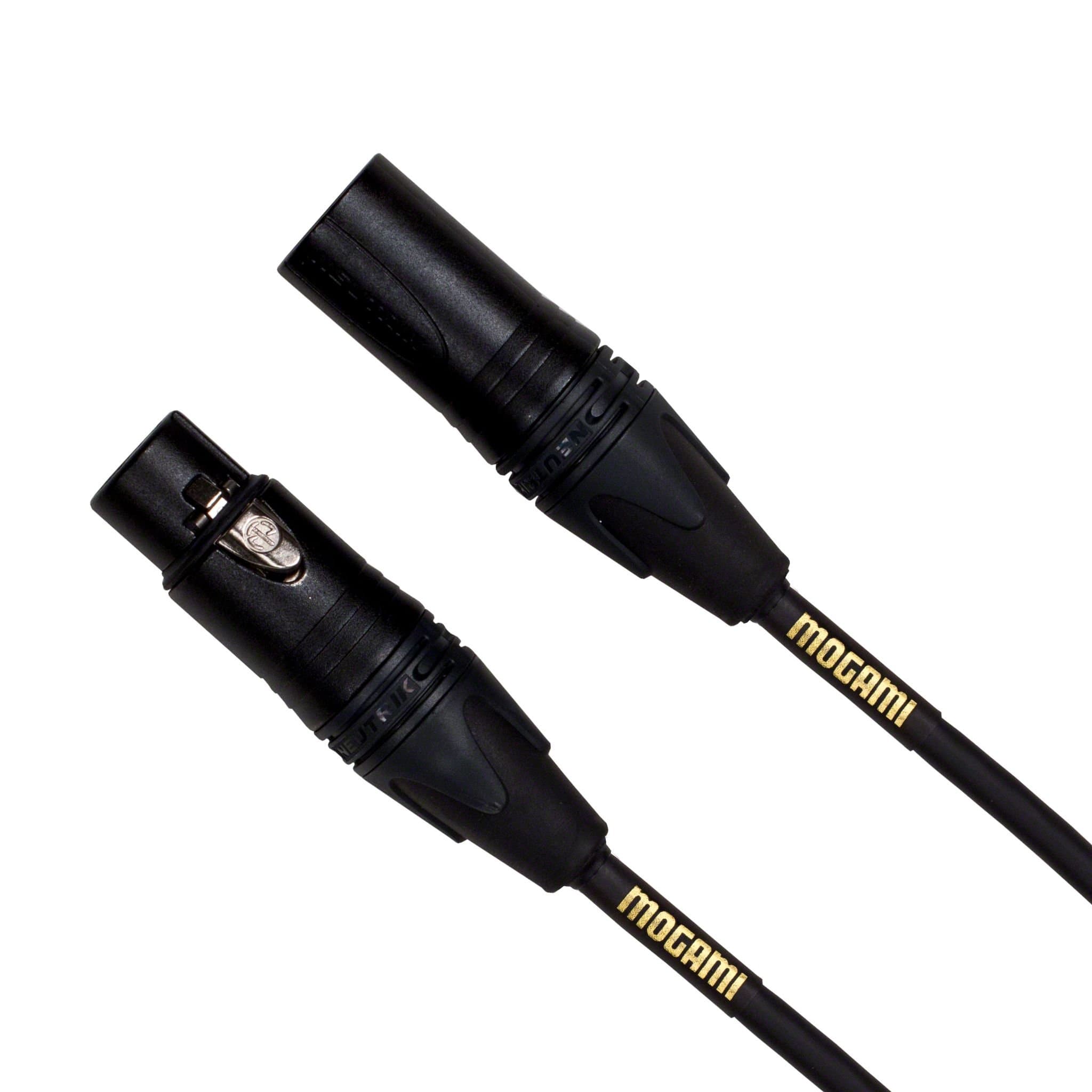 MogamiGold Studio-100 XLR Microphone Cable - 100 Foot, Gold Contacts, Straight Connectors