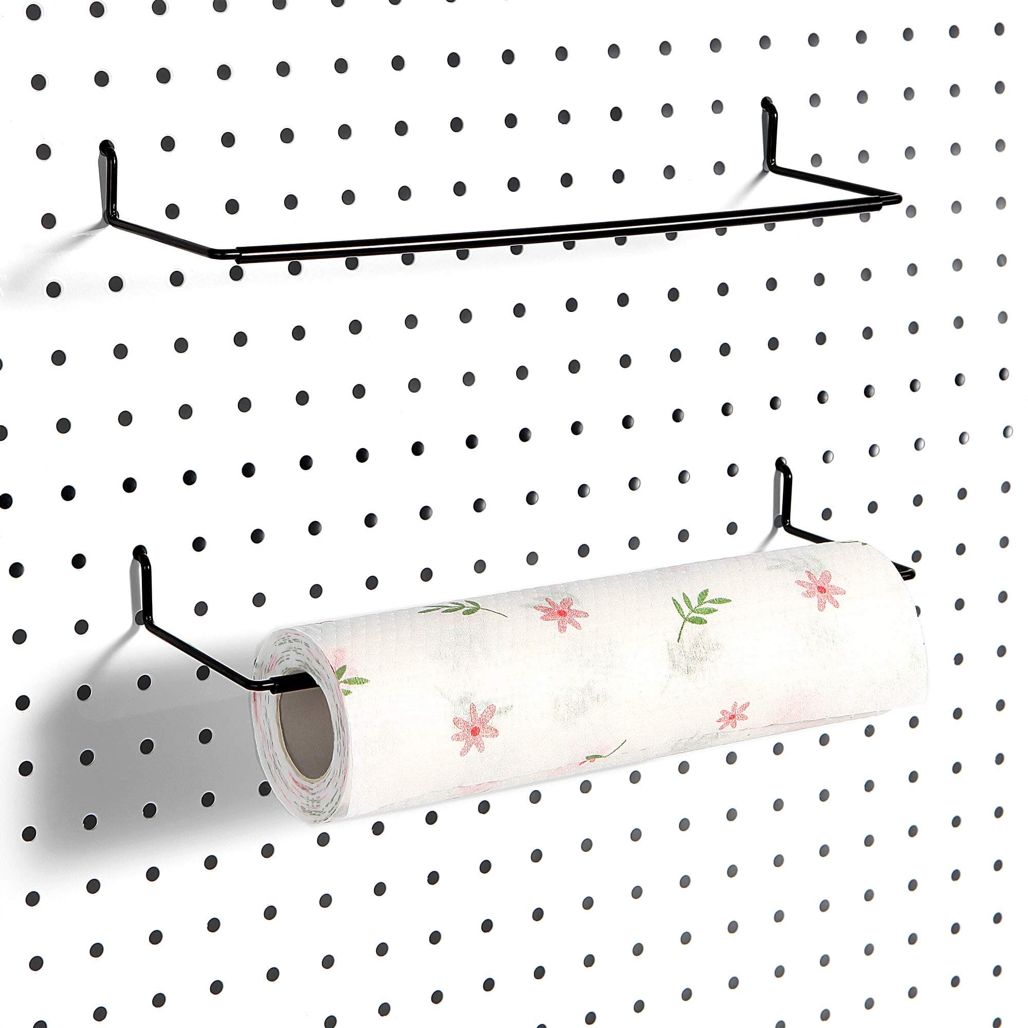 2 Pack Paper Towel Holder for Pegboard