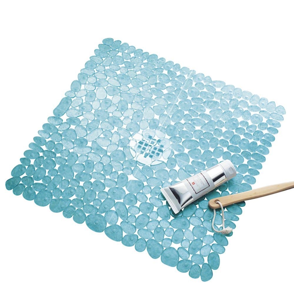 iDesign Pebblz 80211EU Blue Shower Mat