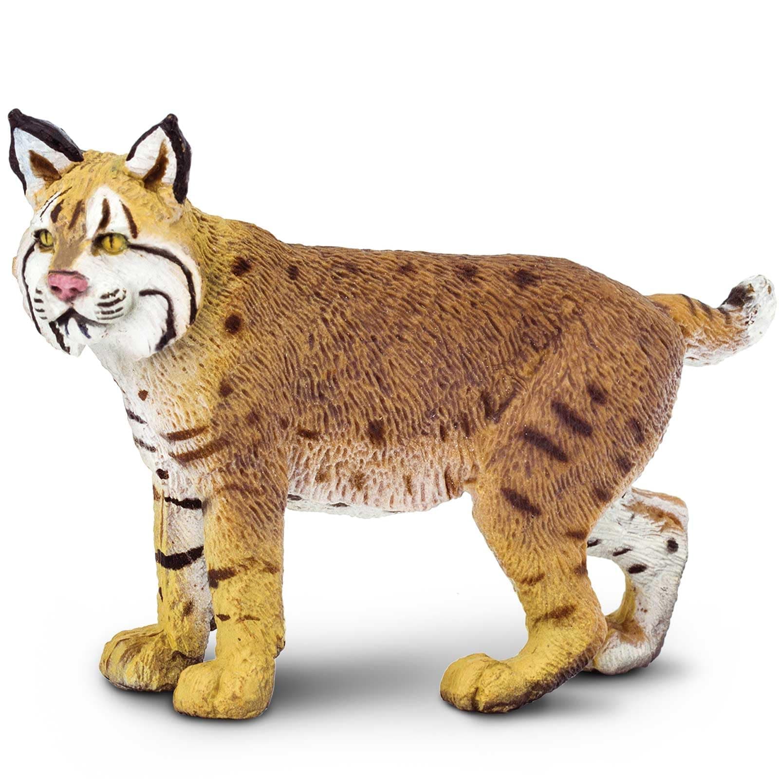 Safari Ltd. Bobcat Figurine - Lifelike 3" Figure - Educational Toy for Boys, Girls, and Kids Ages 3+