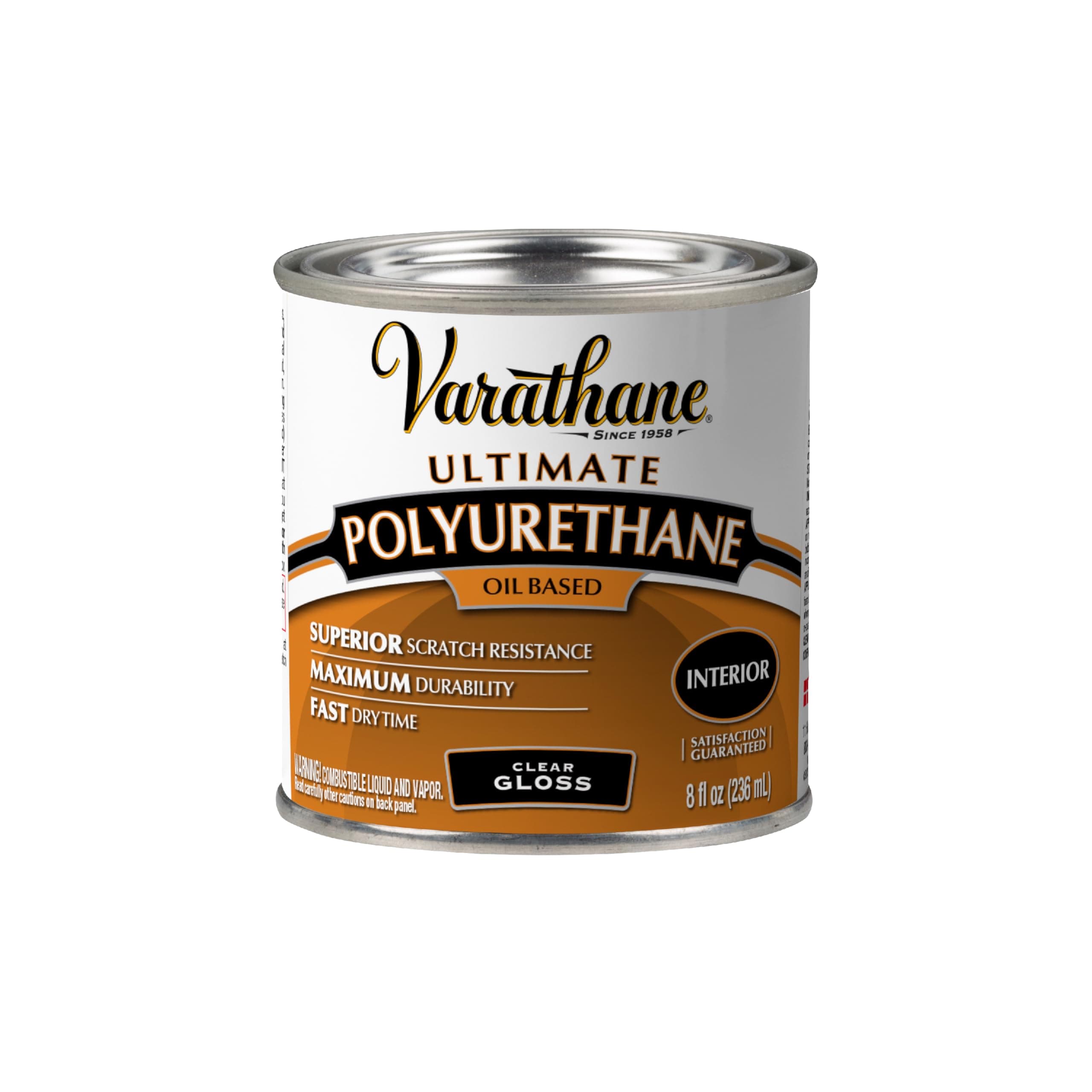 Varathane Oil-Based Ultimate Polyurethane, Half Pint, Gloss Finish