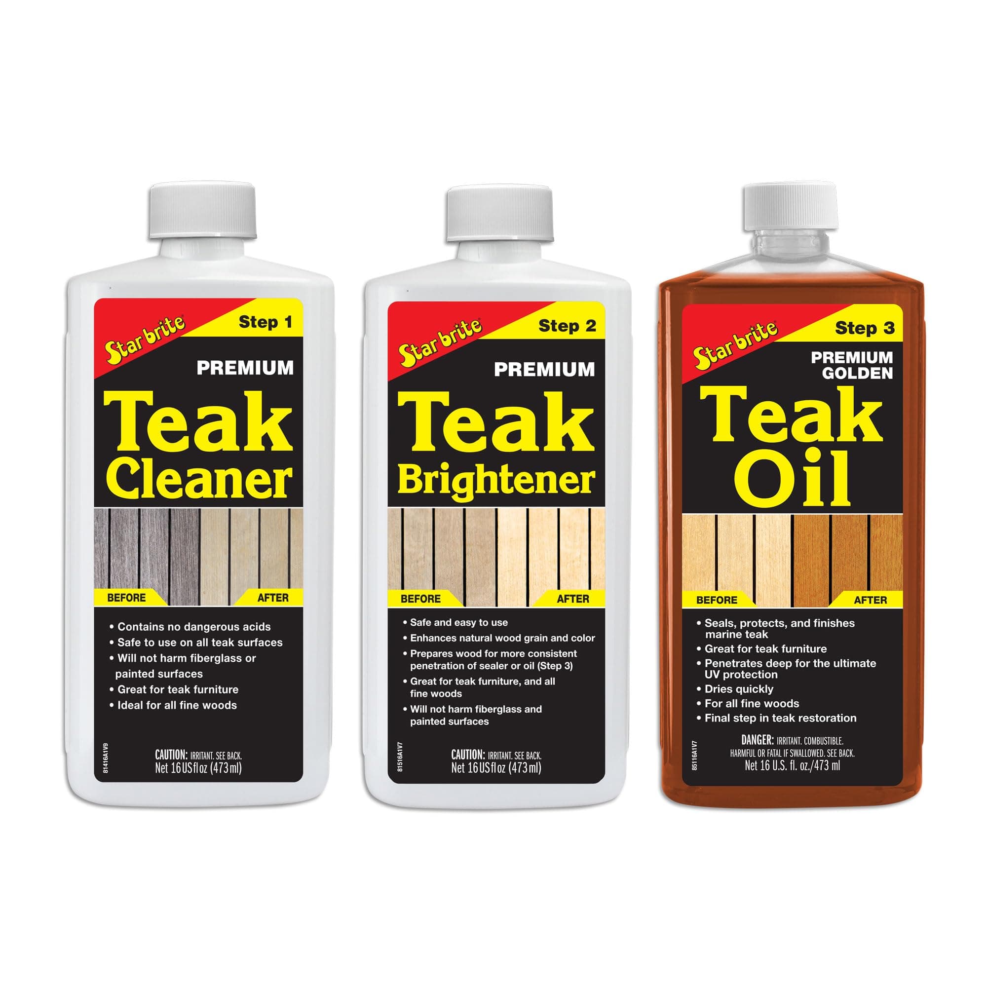 Star Brite Teak Care Kit, 16 Ounce