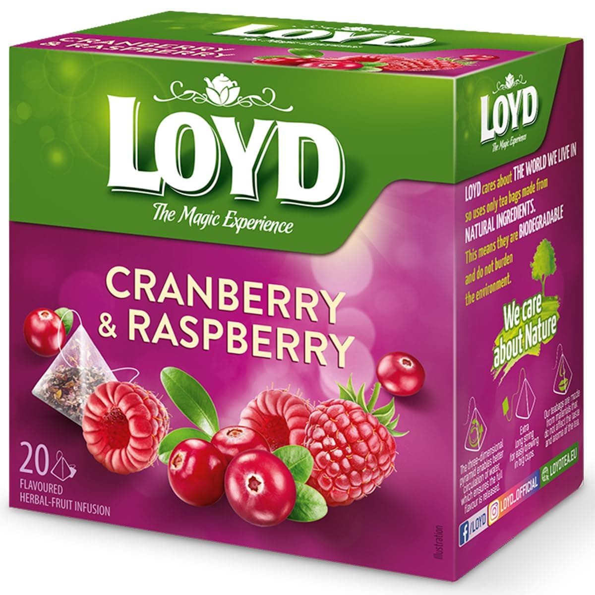 LOYD Herbal Tea Cranberry & Raspberry