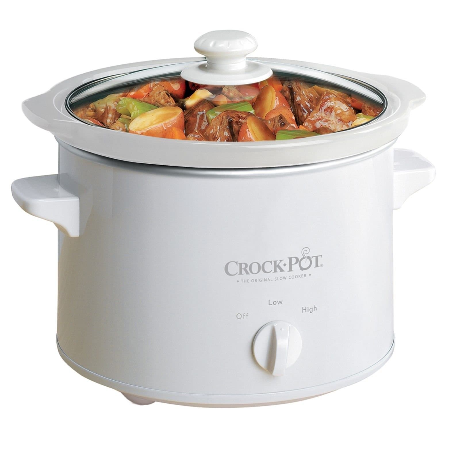 New Crock-Pot 5025-WG-NP Manual Slow Cooker, White