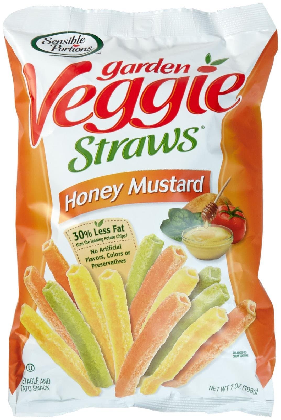 Sensible Portions Garden Veggie Straws - Honey Mustard - 7 oz - 0 Count - 0 Pack