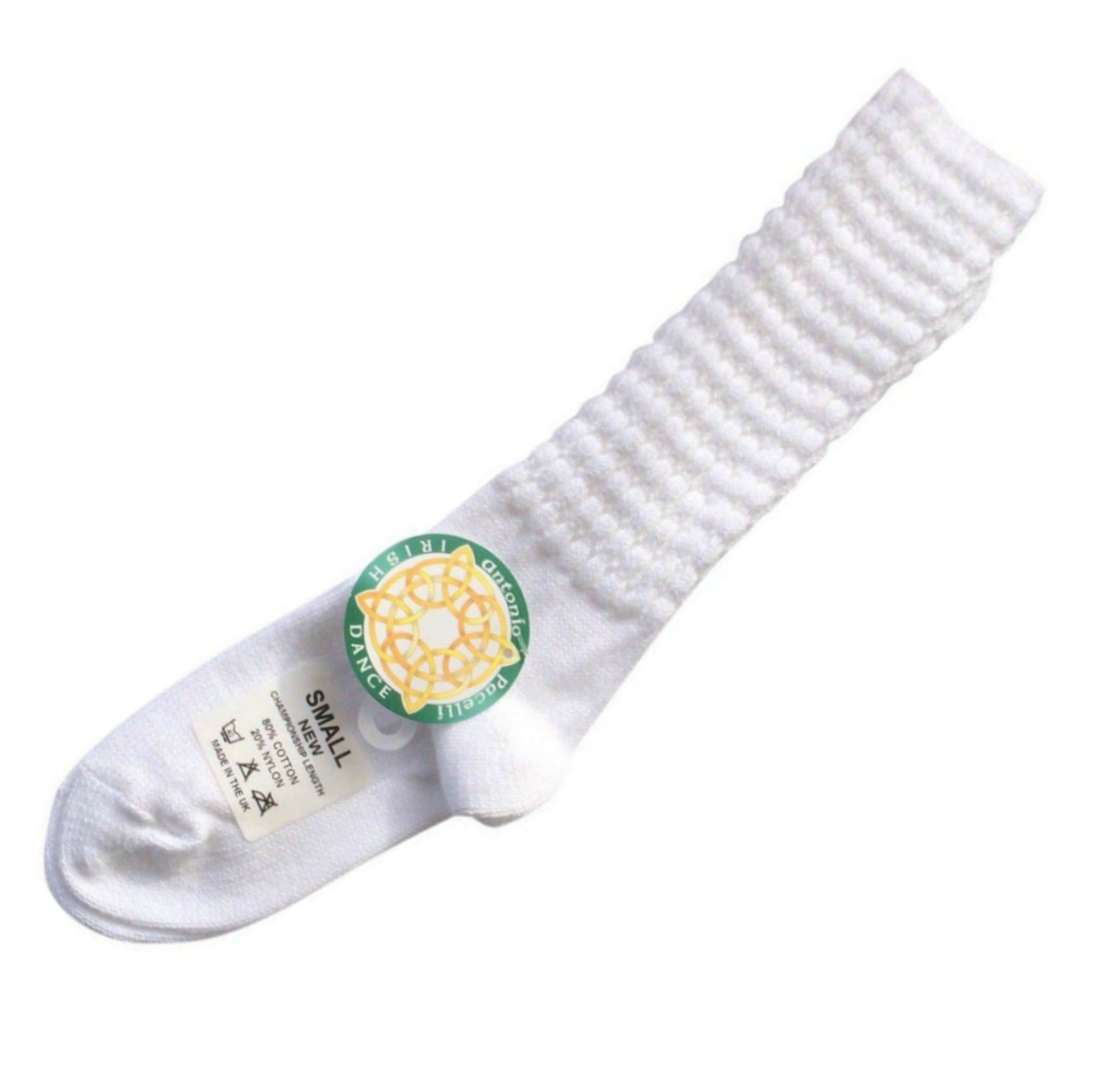 Irish Dance Poodle Socks Champion Length by Antonio Pacelli Poodle Socks for Irish Dancers