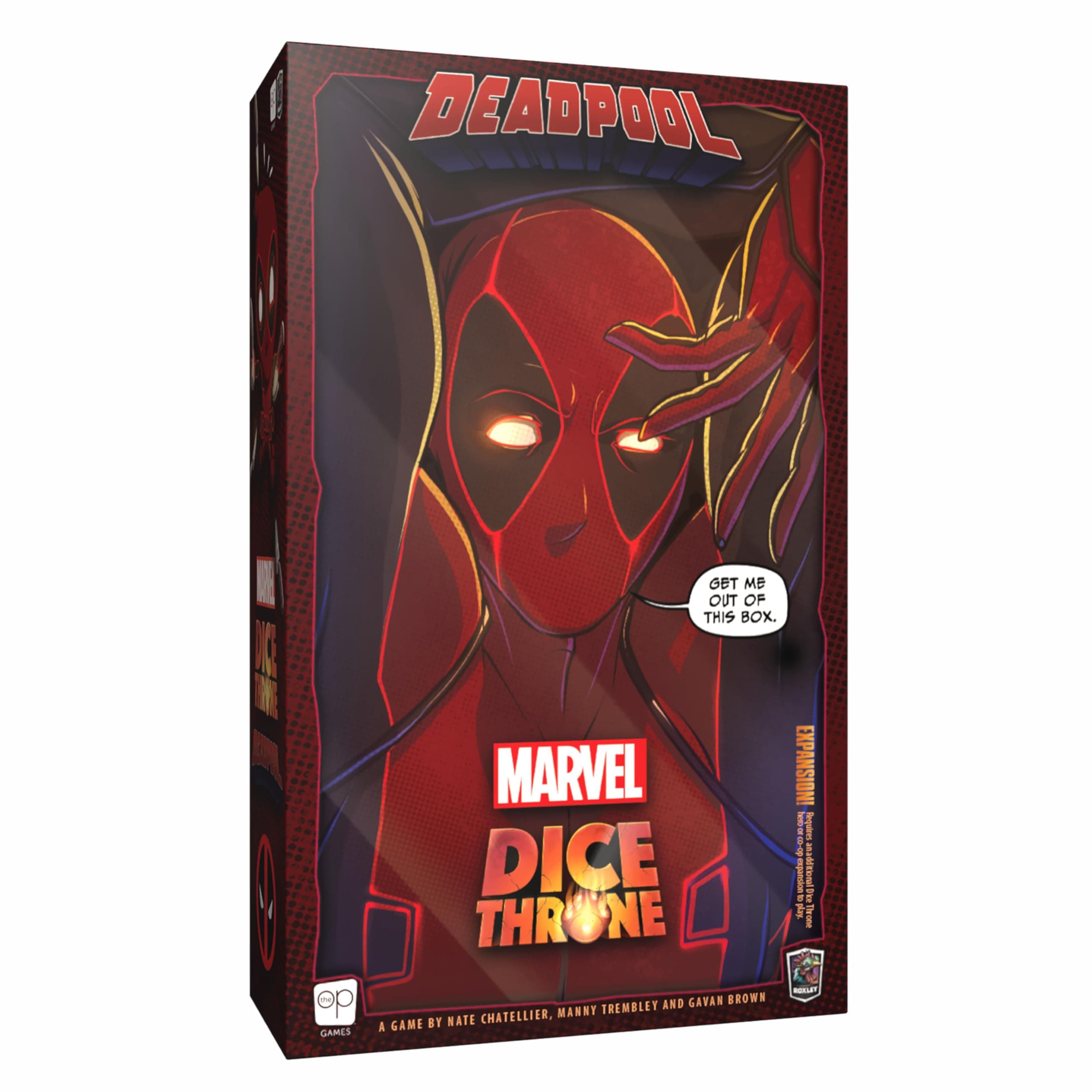USAopoly | Marvel Dice Throne - Deadpool Deluxe | Dice and Card Games | Ages 14+ | For 2-6 Players | 30 Minute Playing Time