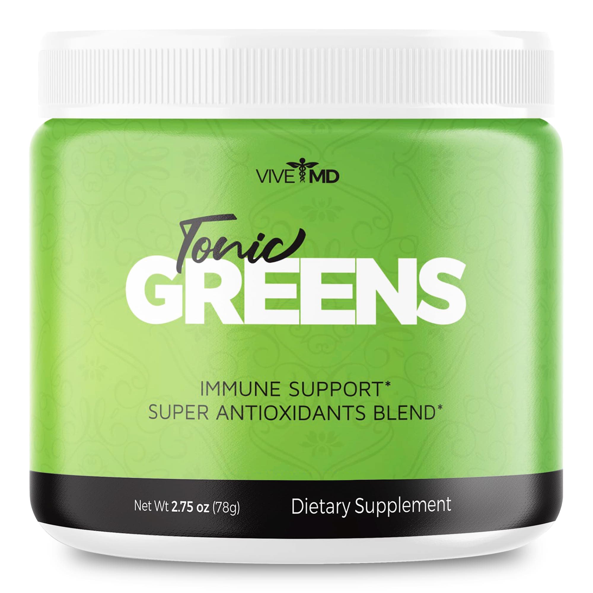 Tonic Greens Powder Vitamin Boost Supplement Official Formula - Natural Green Blend Energy Supplement Extra Strength - BCAA L-Glutamine Vitamin B6, Revolutionary Energy Fix Solution Reviews (1 Pack)
