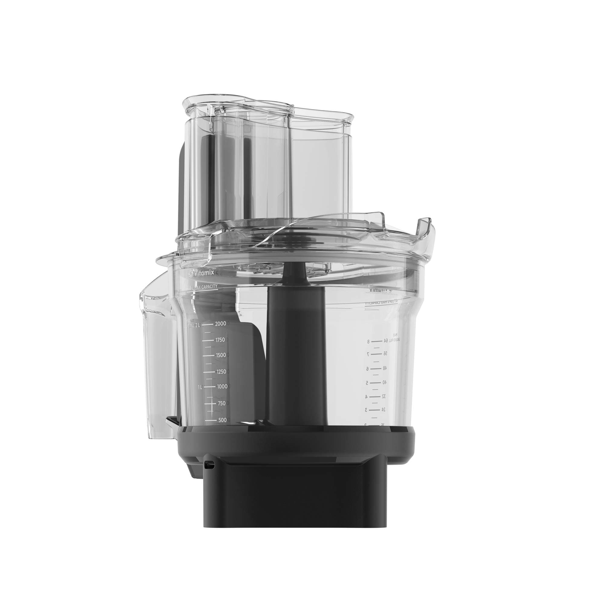 12-Cup Food Processor Attachment with SELF-DETECT™, Compatible with Ascent and Venturist Series, Black