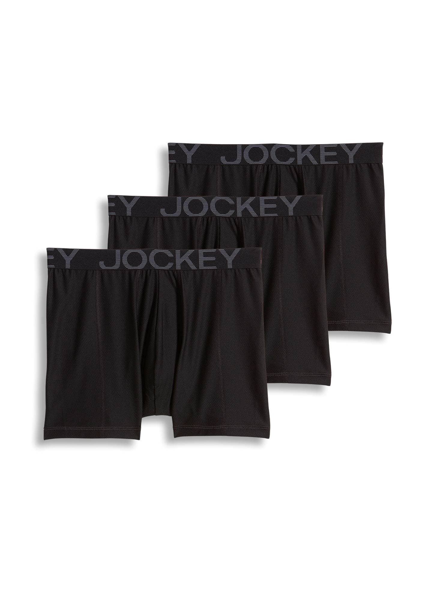 Jockey Men's Underwear Active Mesh Boxer Brief - 3 Pack