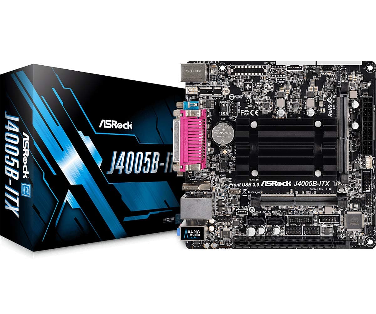 ASRock J4005B-ITX Intel J4005 2.7GHz/DDR4/SATA3/USB3.1/GbE/Mini-ITX Motherboard & CPU Combo