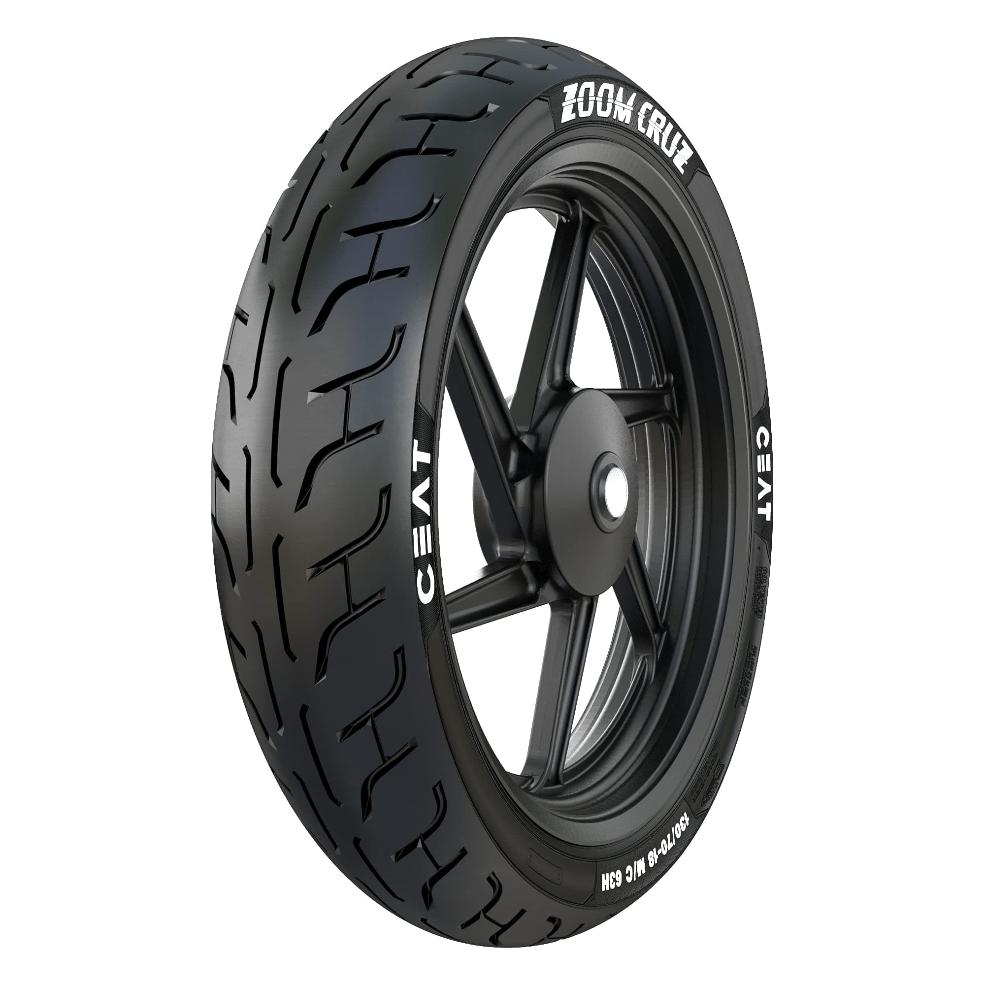 Ceat 130/70-18 Zoom Cruz TT 63H, Black