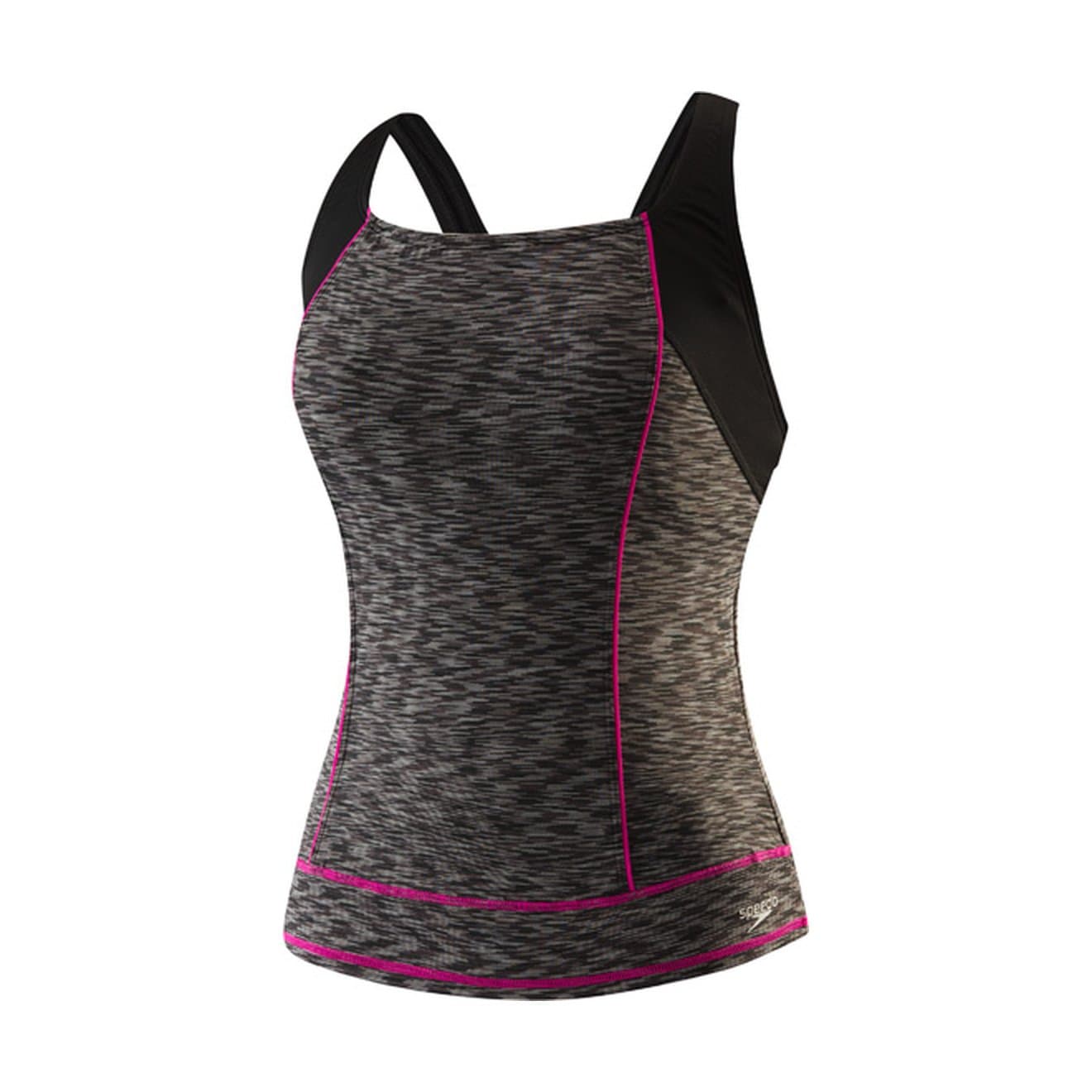 Speedo Women's Aquatic Space Dye Ultraback Tankini Swimsuit Top