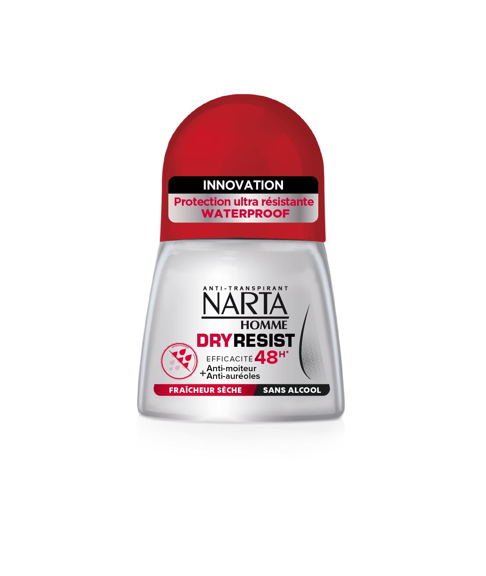 Narta Dry Resist Antiperspirant 48-Hour Roll-On Deodorant for Men (50 ml)