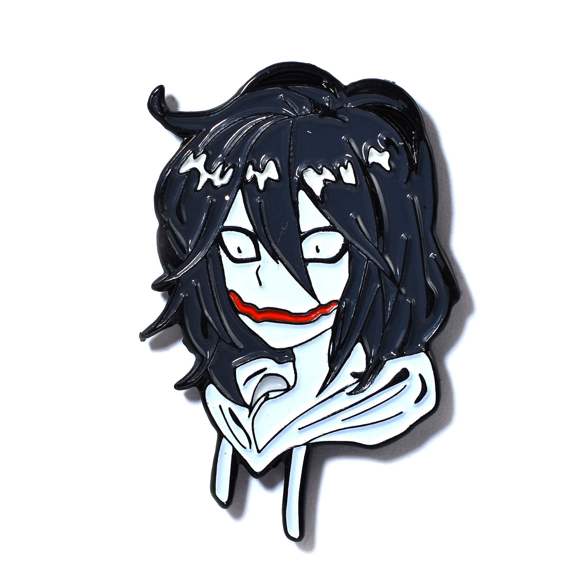 Jeff The Killer Creepypasta Story Collectible Pendant Lapel Hat Pin