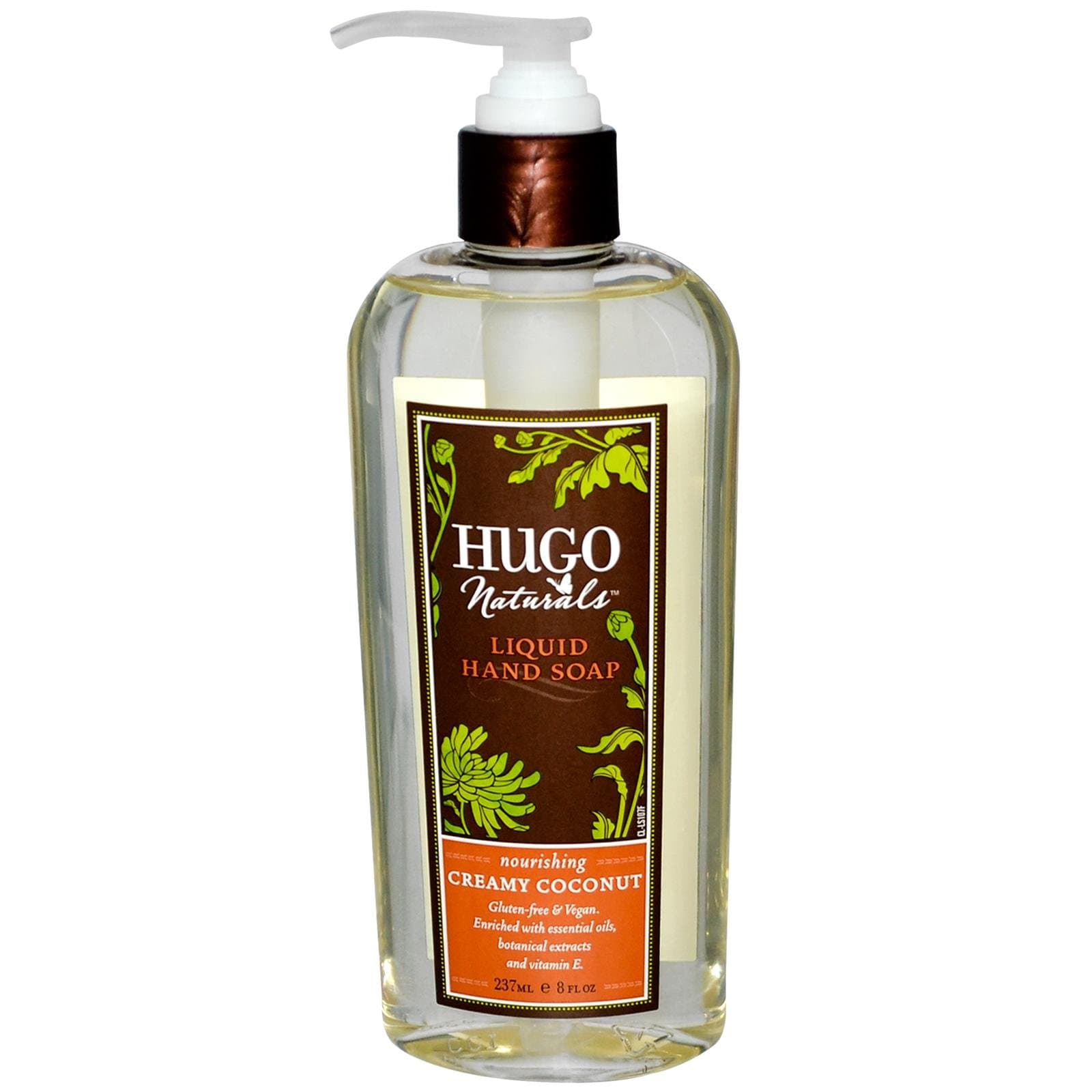 HUGO NATURALS Coconut Liquid Hand Soap, 8 OZ