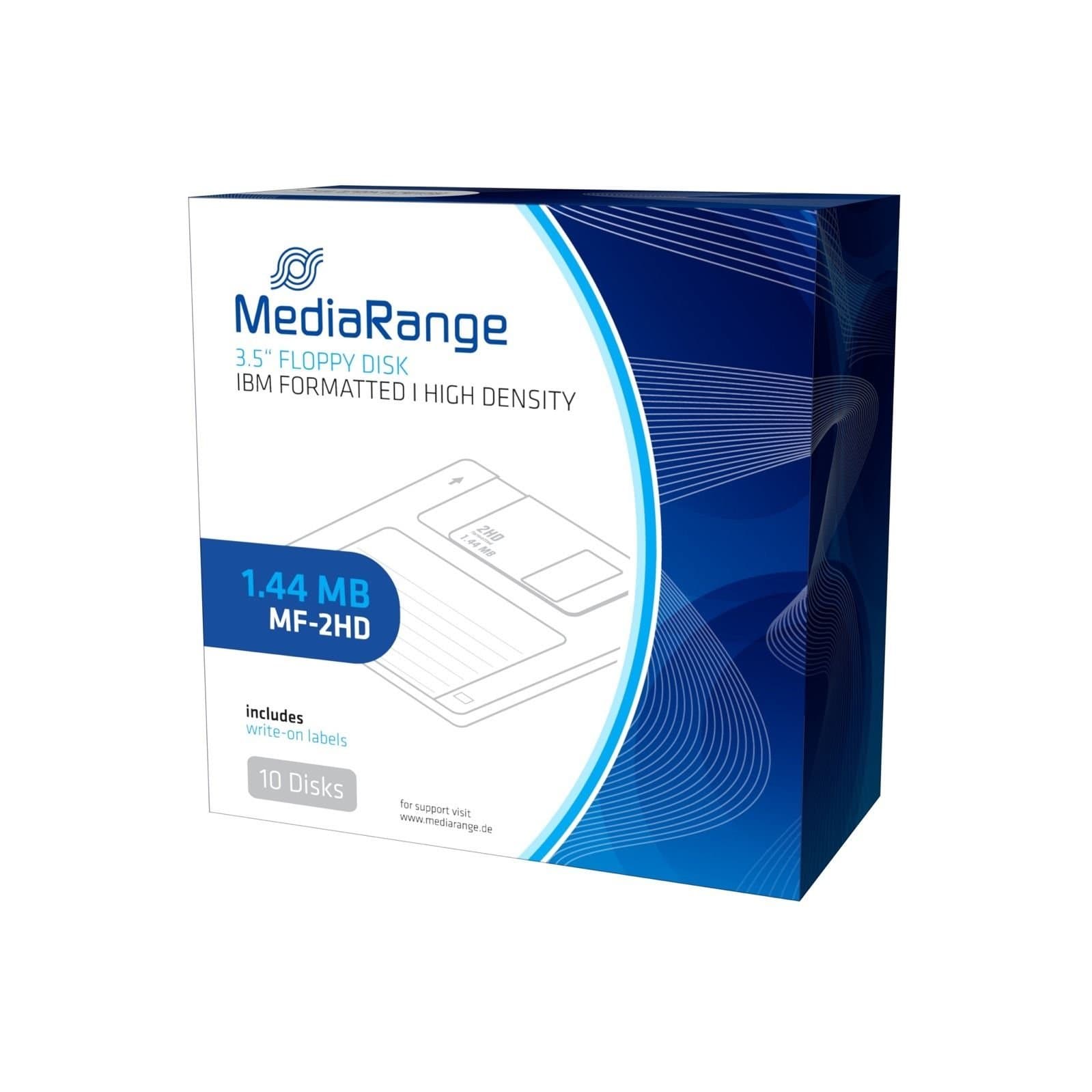 MEDIARANGE MR200 Floppy Floppy Disc (1.4MB, Pack of 10)