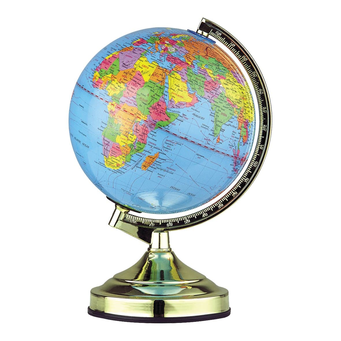 Illumini 13-inch Globe Touch Lamp with Bulb