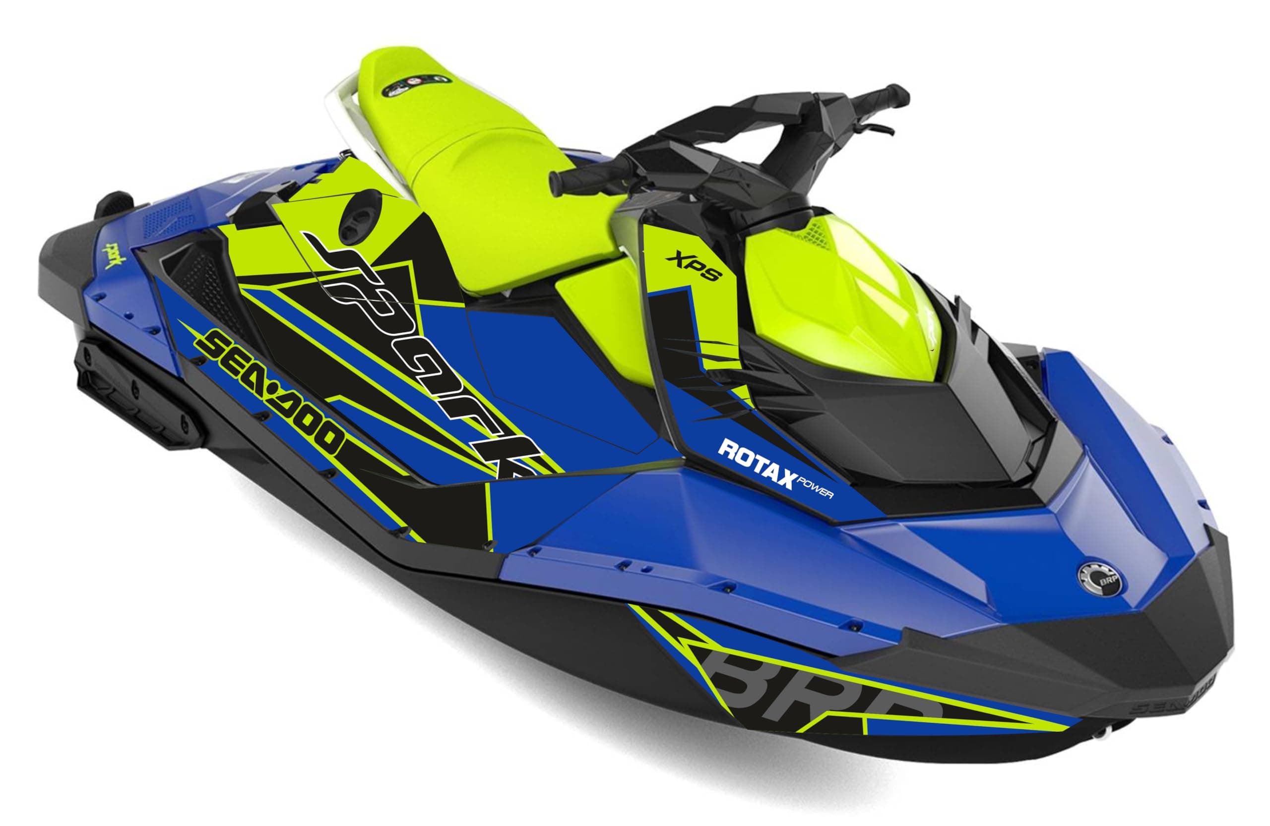 Fit for SeaDoo Spark 2UP 3UP Vinyl Sticker Decal Graphics Set – Jetski (2021-2022), Bubble-Free Technology, Protective Laminate, UV Resistant Decals (Blue 3)