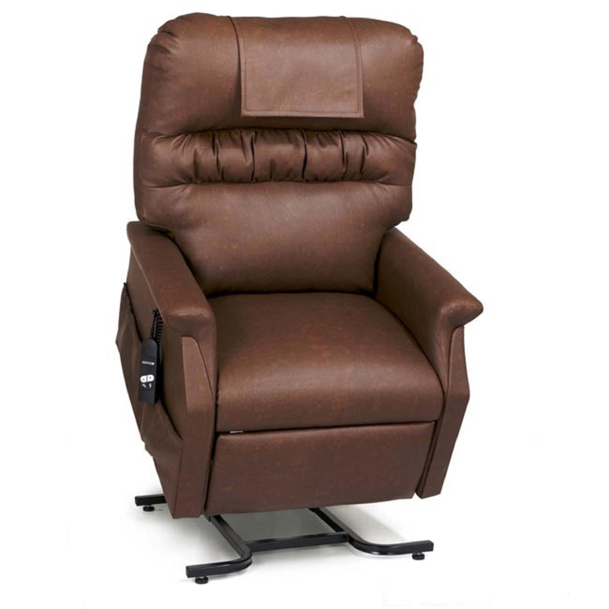 Golden Technologies - Monarch 3-Position - Lift Chair - Medium - 21"W x 21.5"D Seat - Chestnut