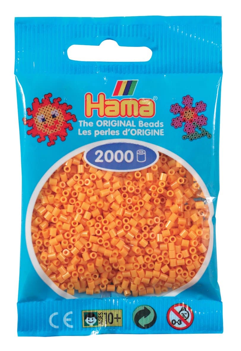 Hama - Mini Sachet 2000 Perles Marron Nounours, 501-60