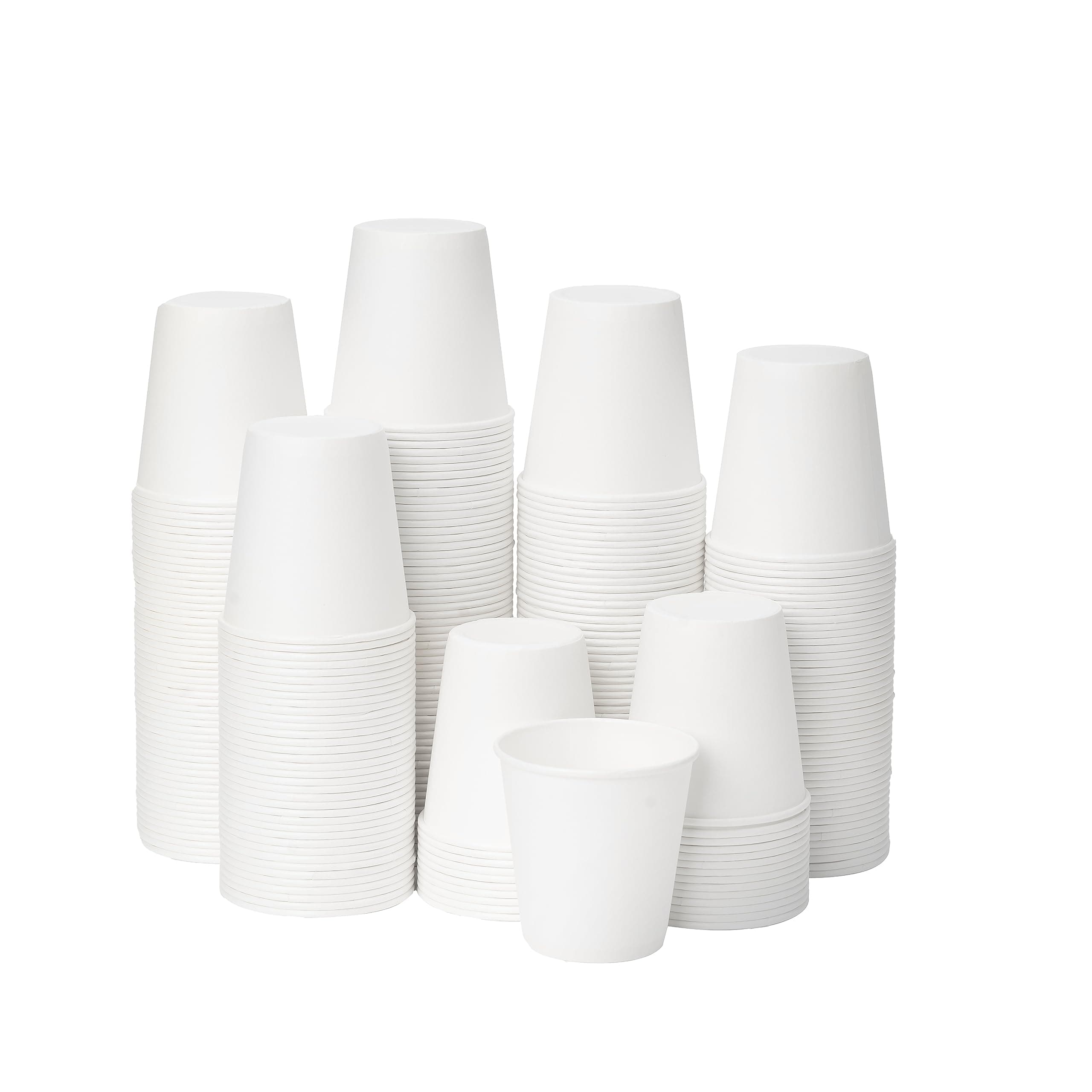 RACETOP 3 oz Paper Cups 600 count, Disposable Bathroom Mouthwash Cups, Small Snack Cups, Ideal for Bathroom, Home, Party