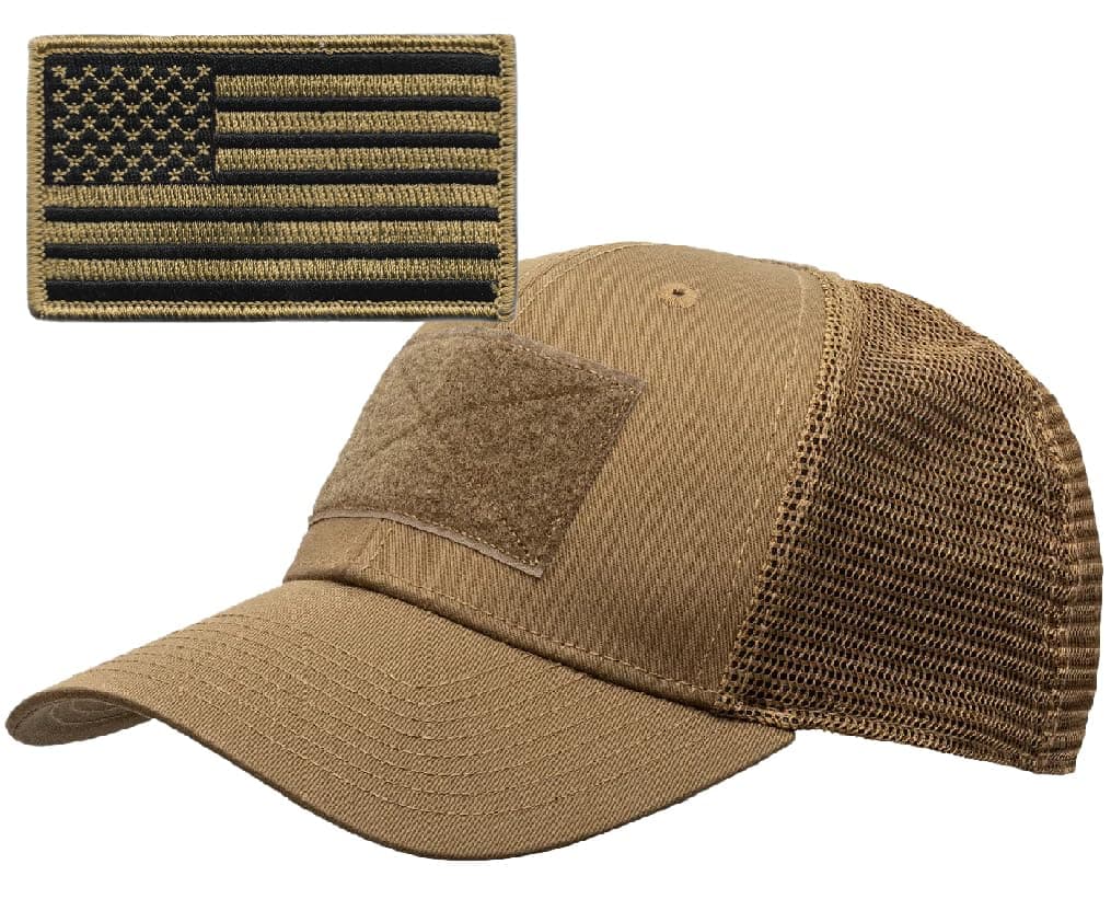 Gadsden and Culpeper 5.11 Tactical Trucker Hat Bundle - Coyote