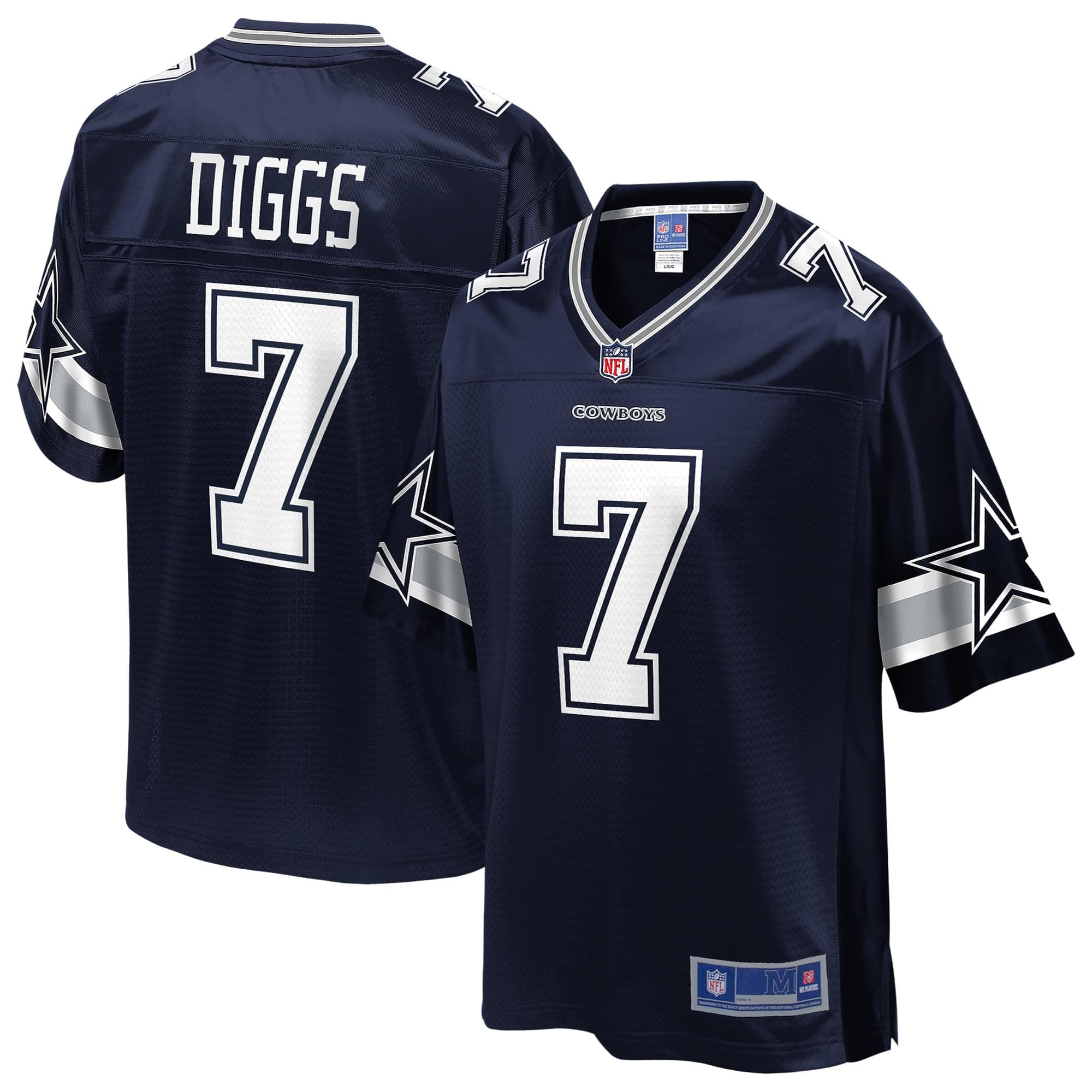 NFL PRO LINEMen's Trevon Diggs Navy Dallas Cowboys Player Home Jersey