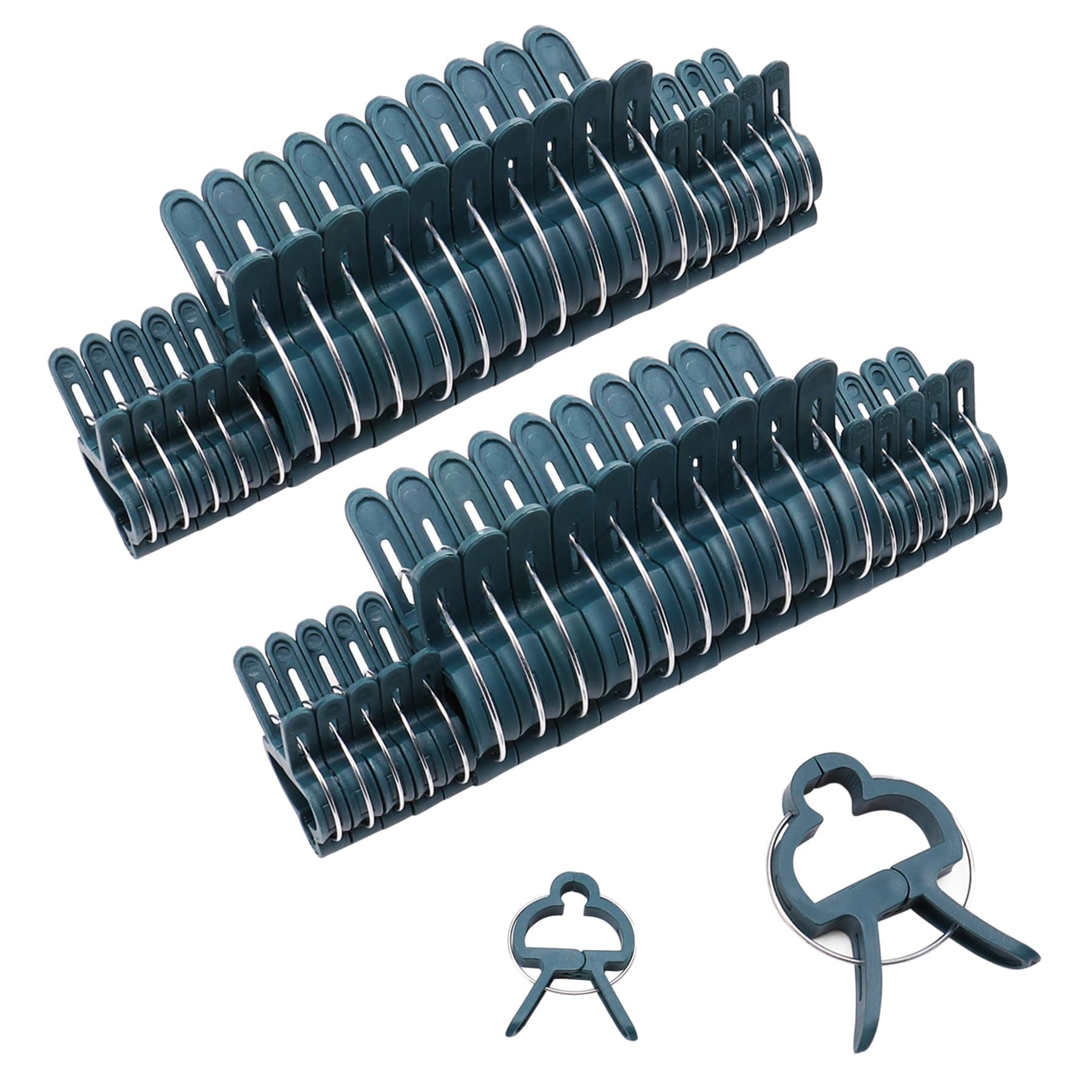 Sago Brothers 40 PCS Plant Clips Garden Clips for Tomato Cage, Tomatoes Clips Plant Support Clips for Bamboo Stakes, Climbing Plants, Vines, Gentle Plant & Flower Trellis Clips for Plant Stalks, Stems