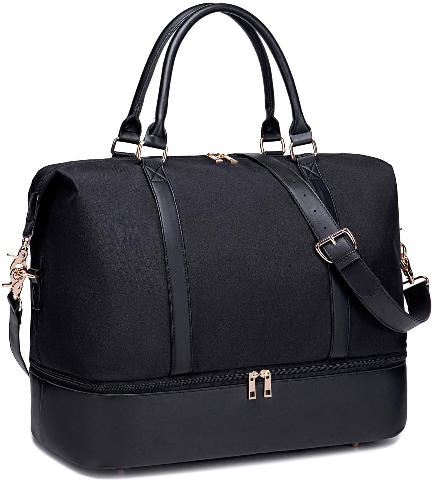 BTOOPWomens Travel Weekender Bag Canvas Carry on Overnight Tote Luggage Duffel Beach Bags