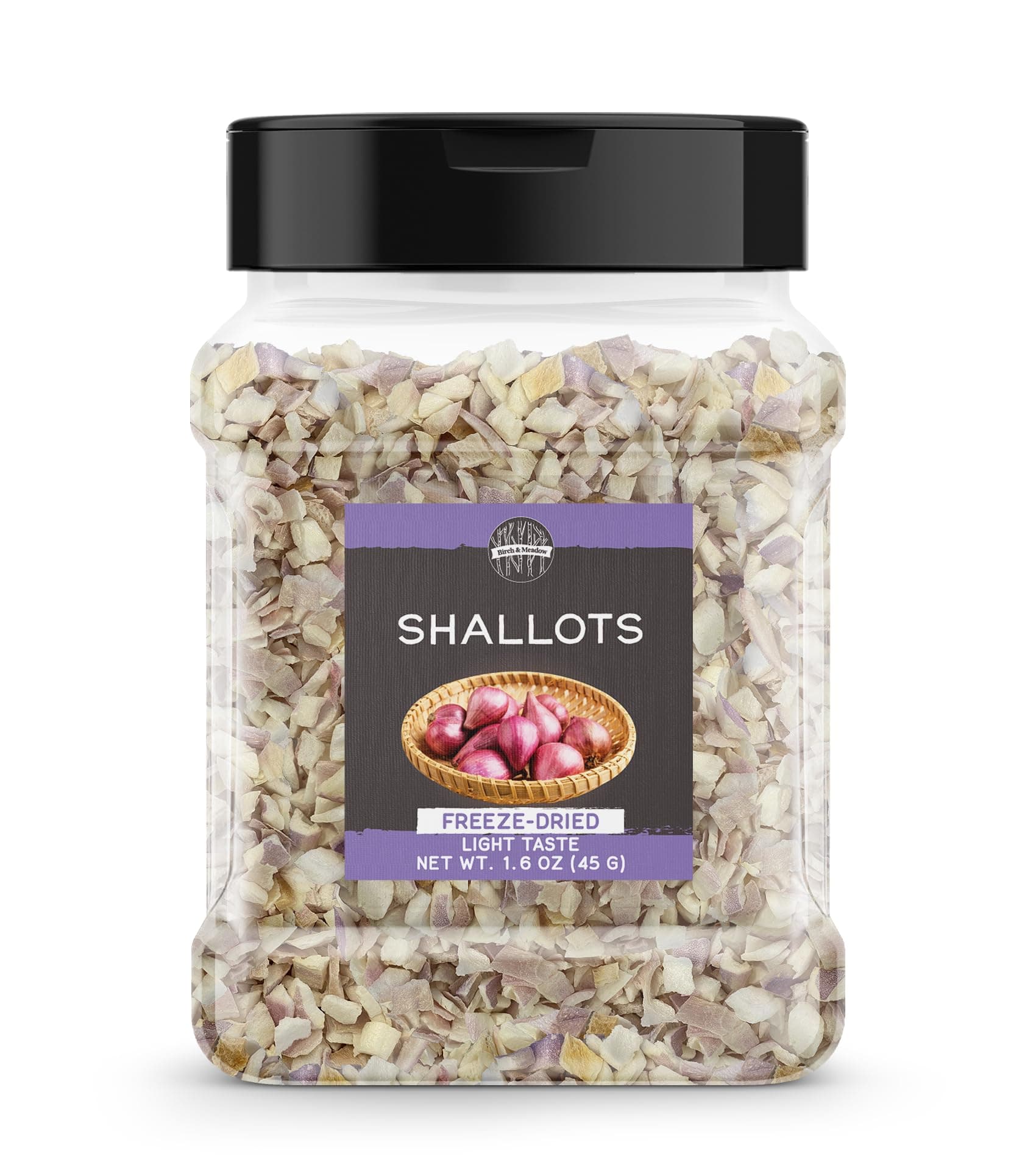 Birch & Meadow Freeze-Dried Shallots, 1.6 oz, Sauces & Marinades, Seasoning
