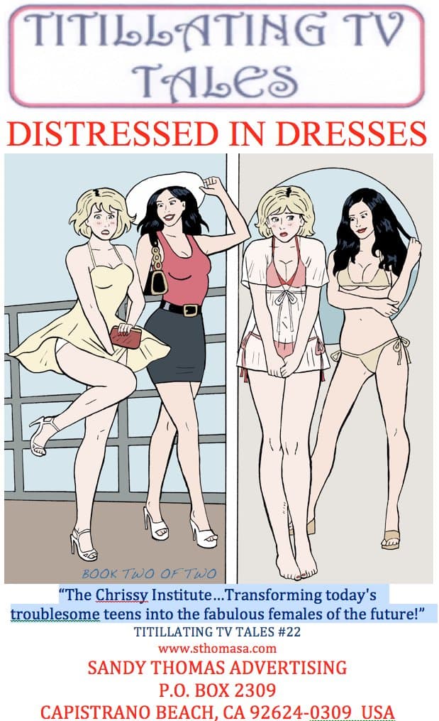 DISTRESSED IN DRESSES (TWO of Two) (Titillating TV Tales Book 22)