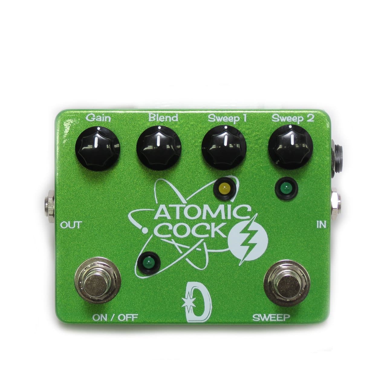 Double Atomic Cock Fixed Wah and Boost w/ Footswitchable Sweep Settings