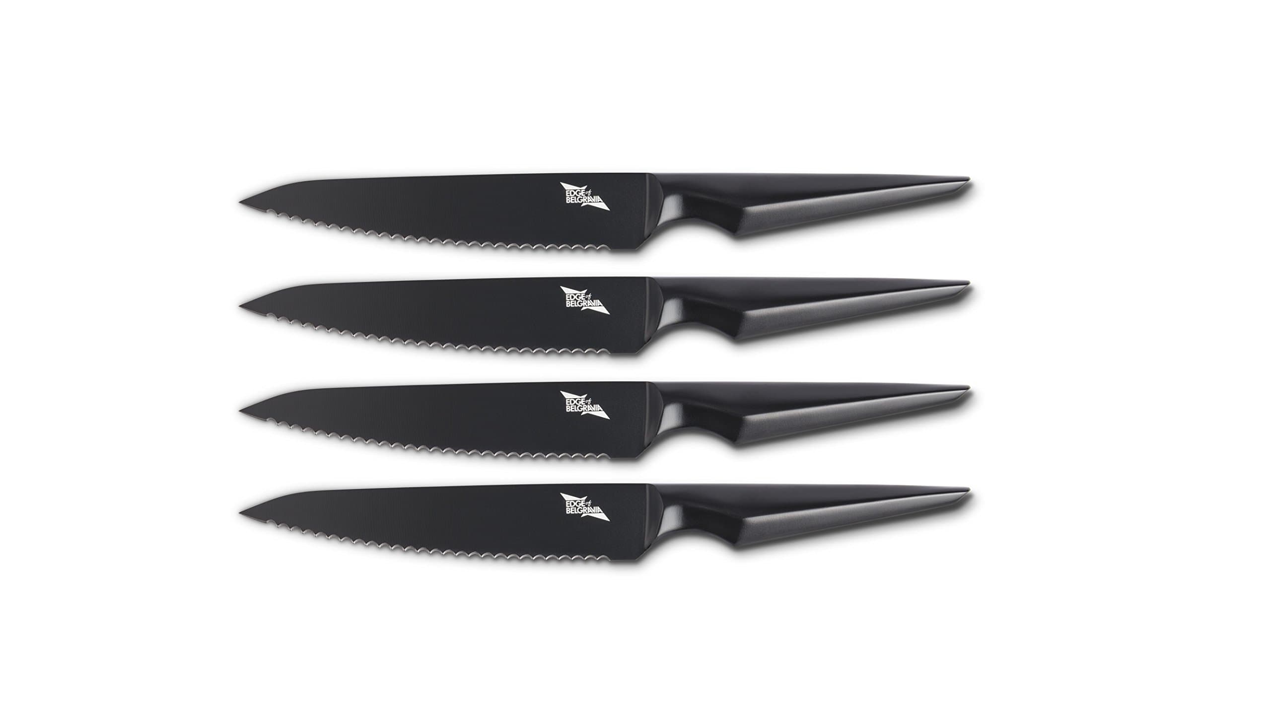 Edge of Belgravia Galatine Bread Knife Set (4 pc), Stainless Steel Bread Knife Set by Edge of Belgravia, Kitchen Bread Knife Set - 4