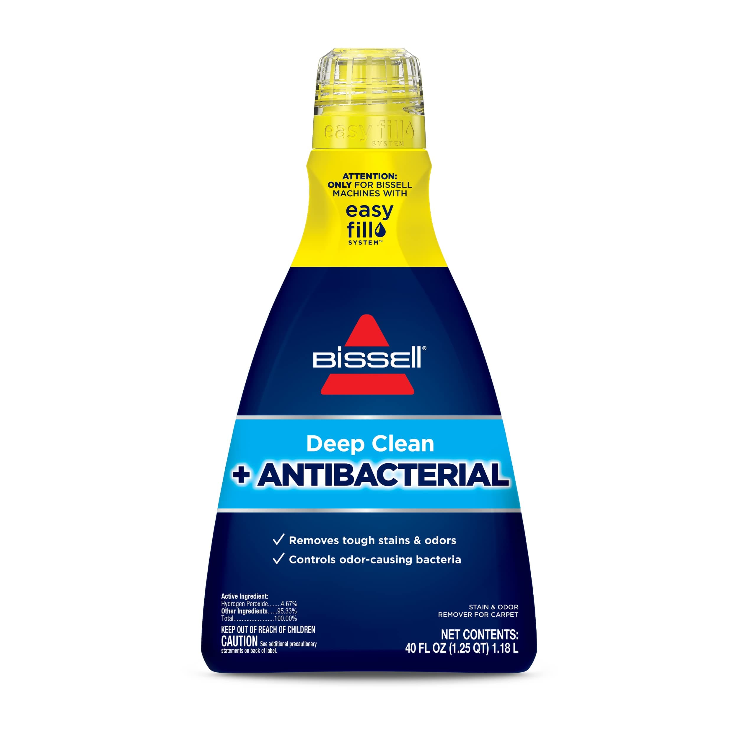 Bissell 1568A Deep Clean Plus Antibacterial Full Size Carpet Cleaning Formula
