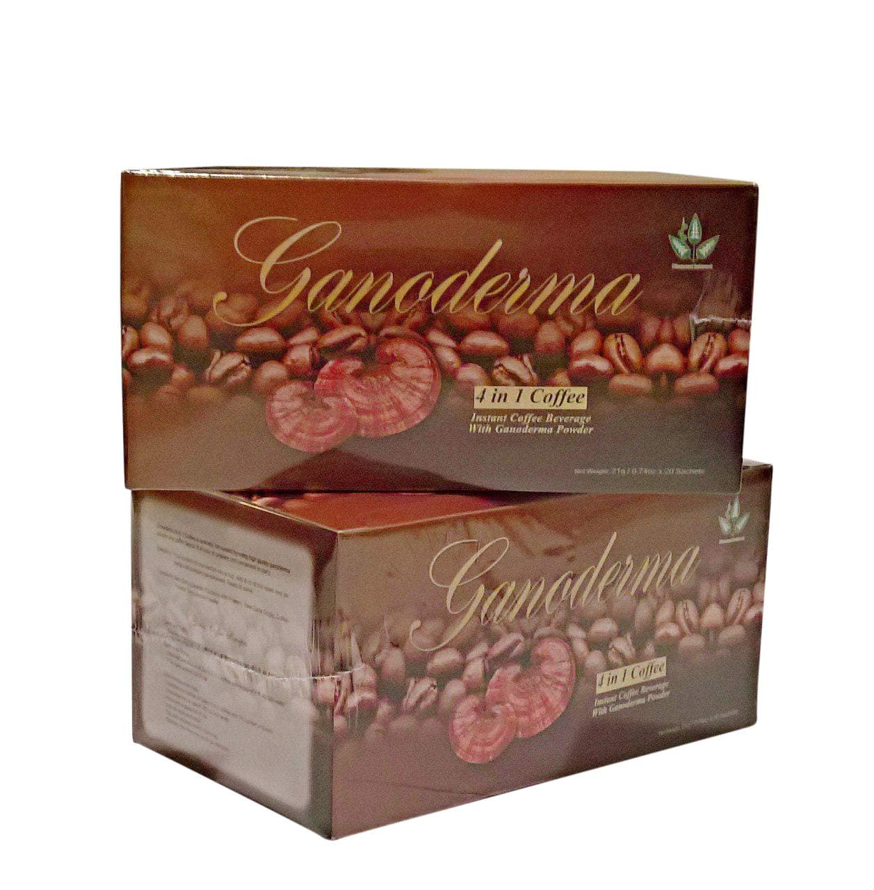 Diamond Interest 4 in 1 Café Healthy Coffee with Ganoderma - Creamer and Sugar (2 Packs)