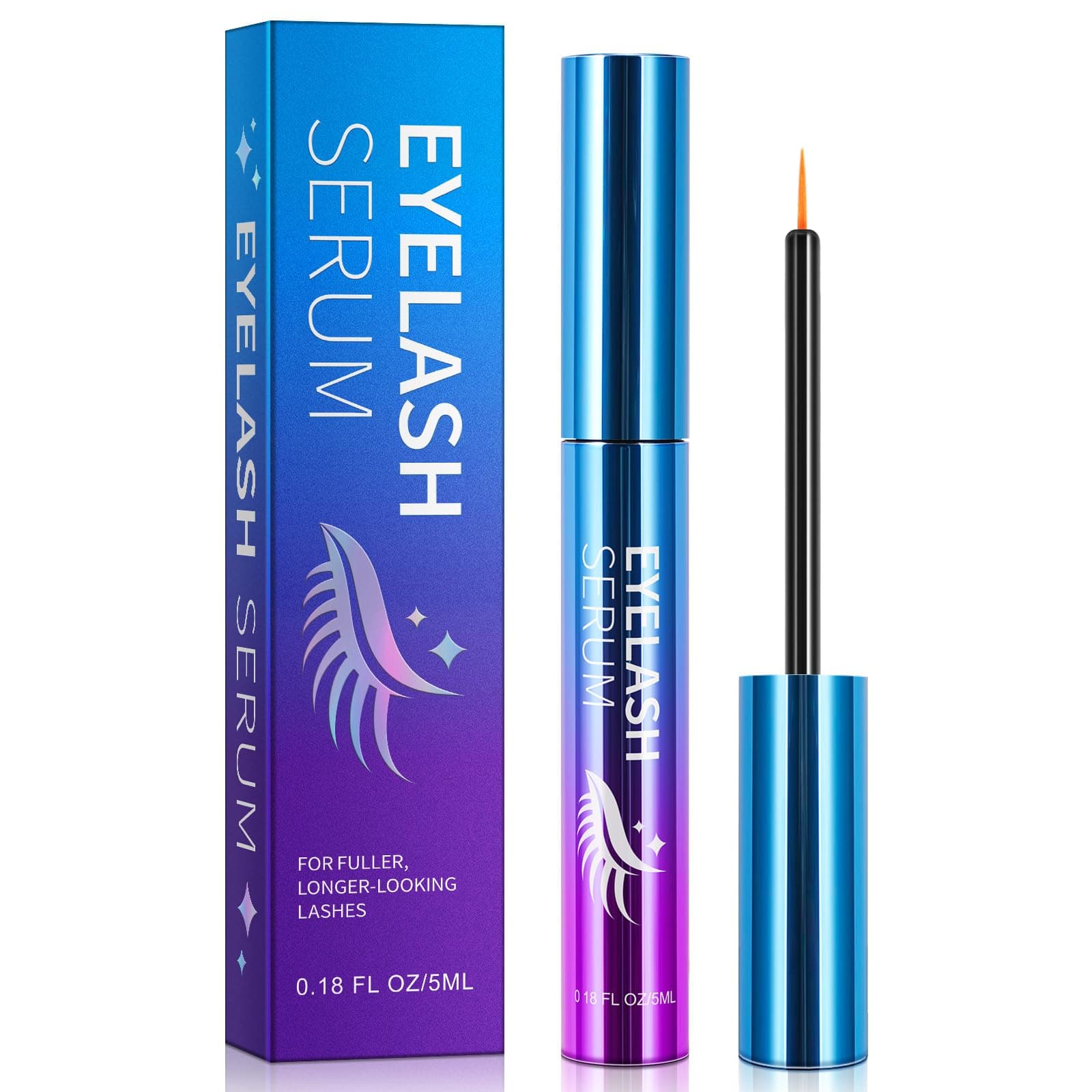 Advanced Eyelash Growth Serum for Longer, Fuller and Thicker Lashes in a Month - Women's Lash Enhancer (5ml)