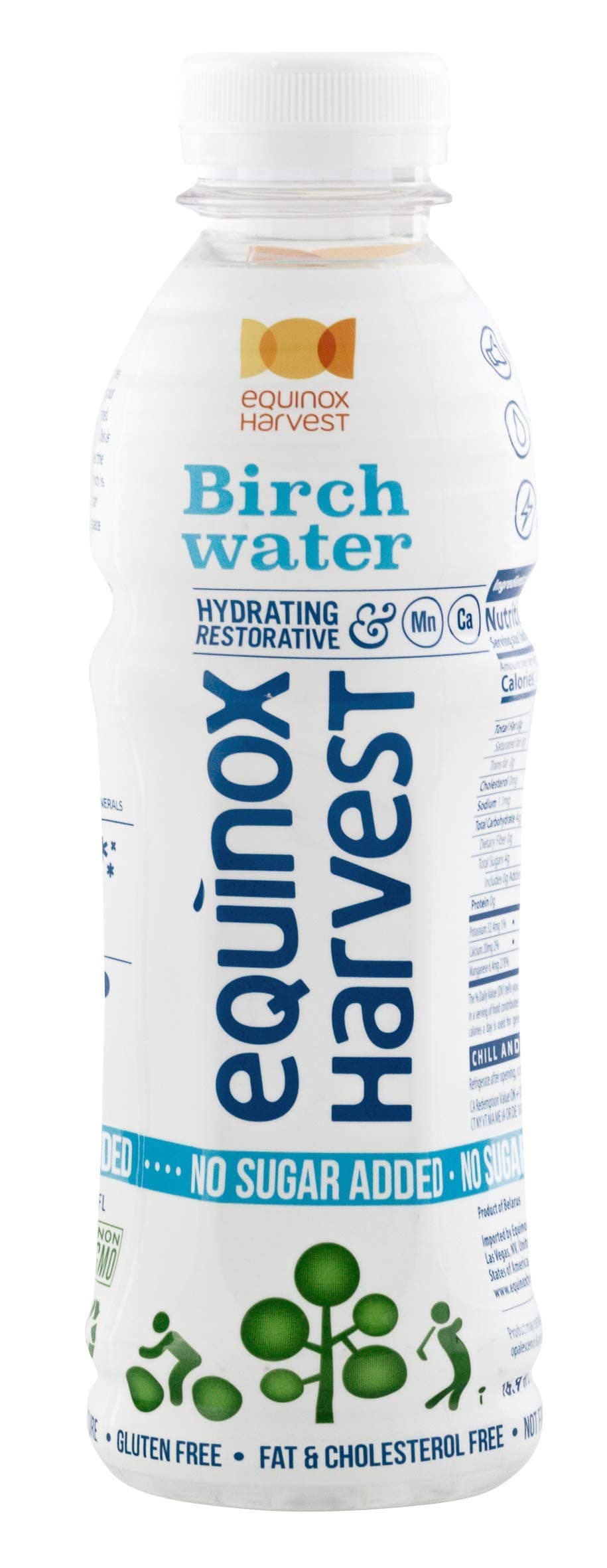 EQUINOX HARVEST Birch Water NO SUGAR ADDED / 16.9 Fl. Oz. (500ml) x 12 Bottles/Tapped from Birch Trees/Natural Ingredients