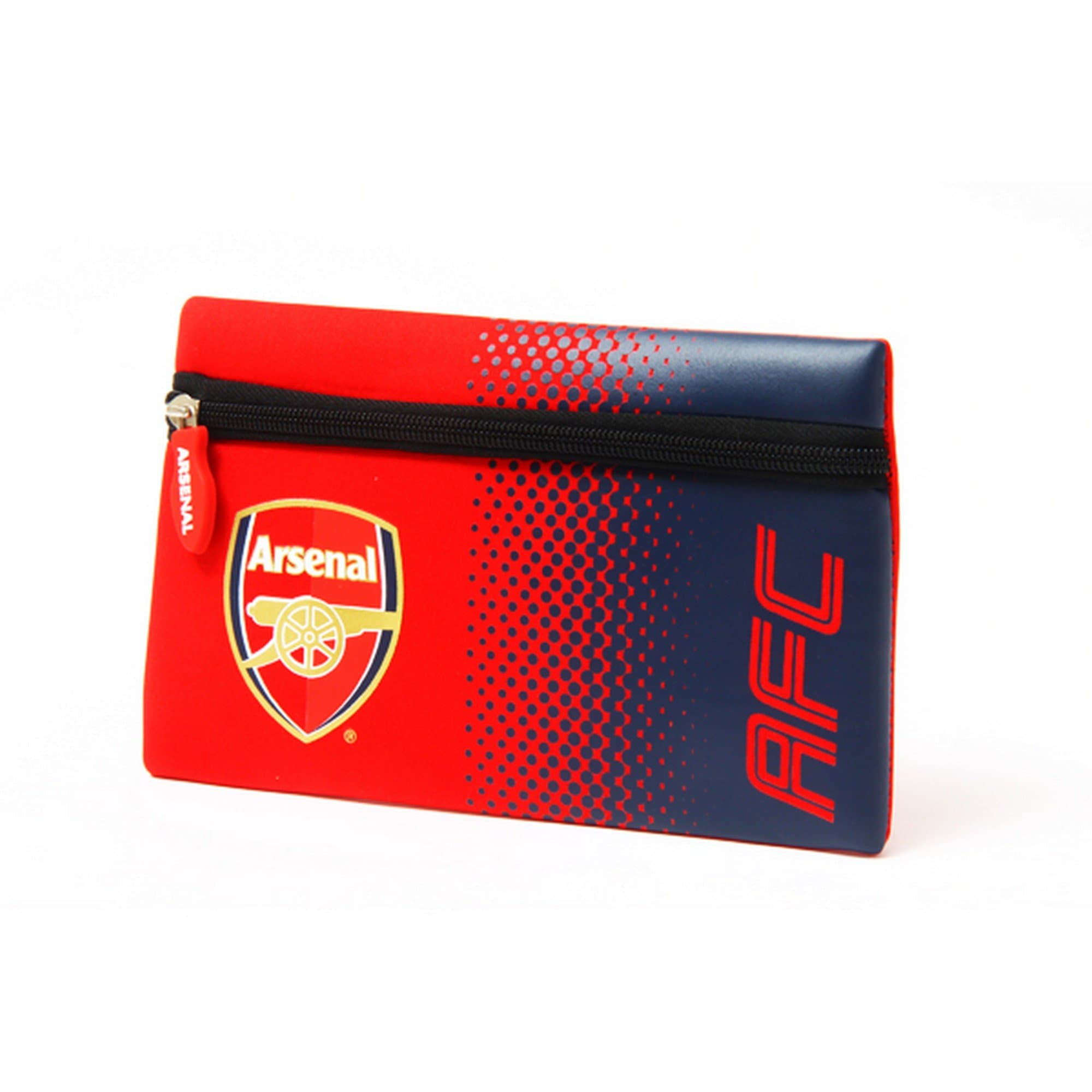 Arsenal F.C. Pencil Case Official Merchandise, Red, Zip up
