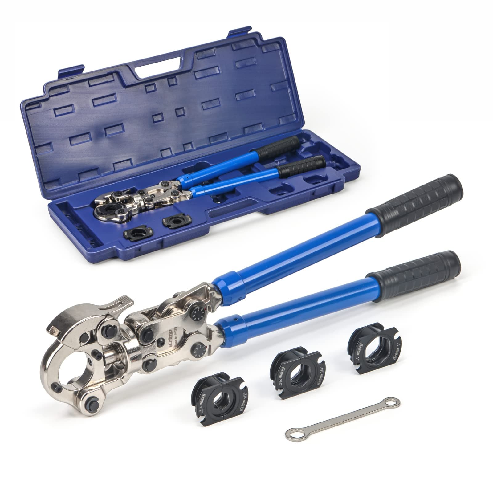 Copper Tube fittings Crimping tool with 1/2,3/4 and 1-inch Jaw for ProPress copper fitting IWISS-1632AF