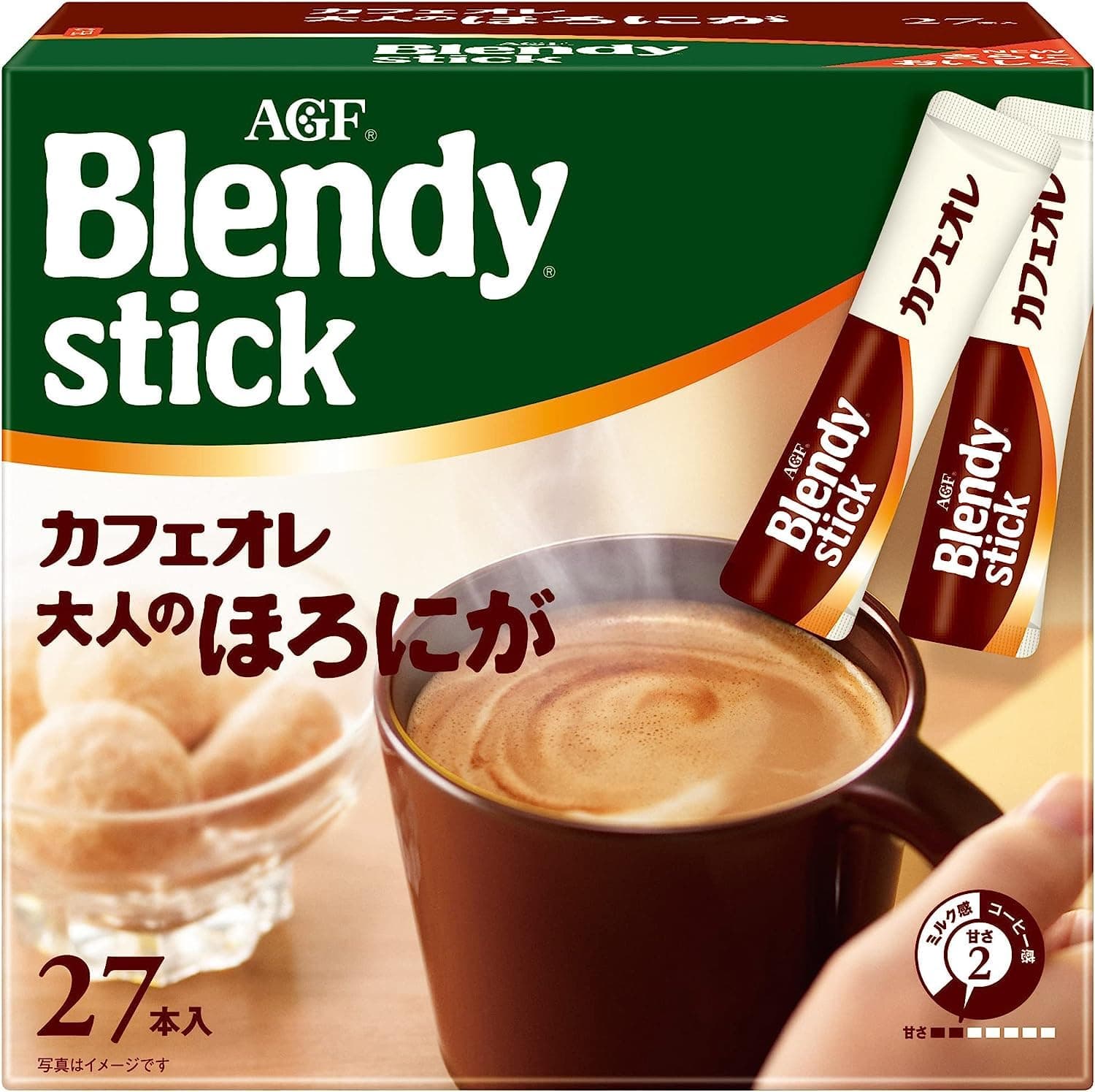 Blendy AGF Coffee Blendy Stick Cafe Au Lait Bittersweet 0.28oz X 27pcs