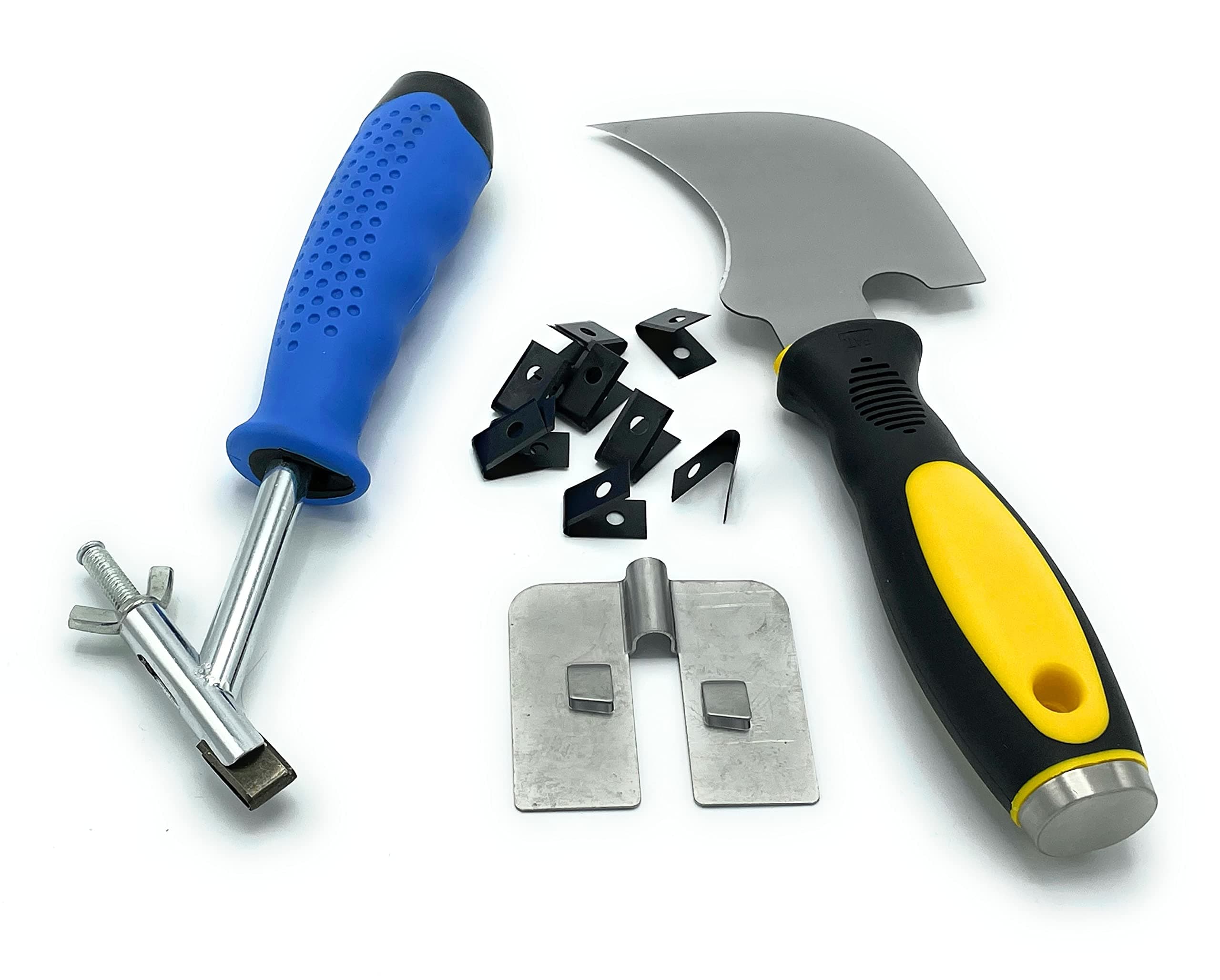 TradeUnderlay Vinyl Welding Floor Groover Kit - Stainless Steel Blades & Handle - Floor Welding, Seaming & Grooving Kit