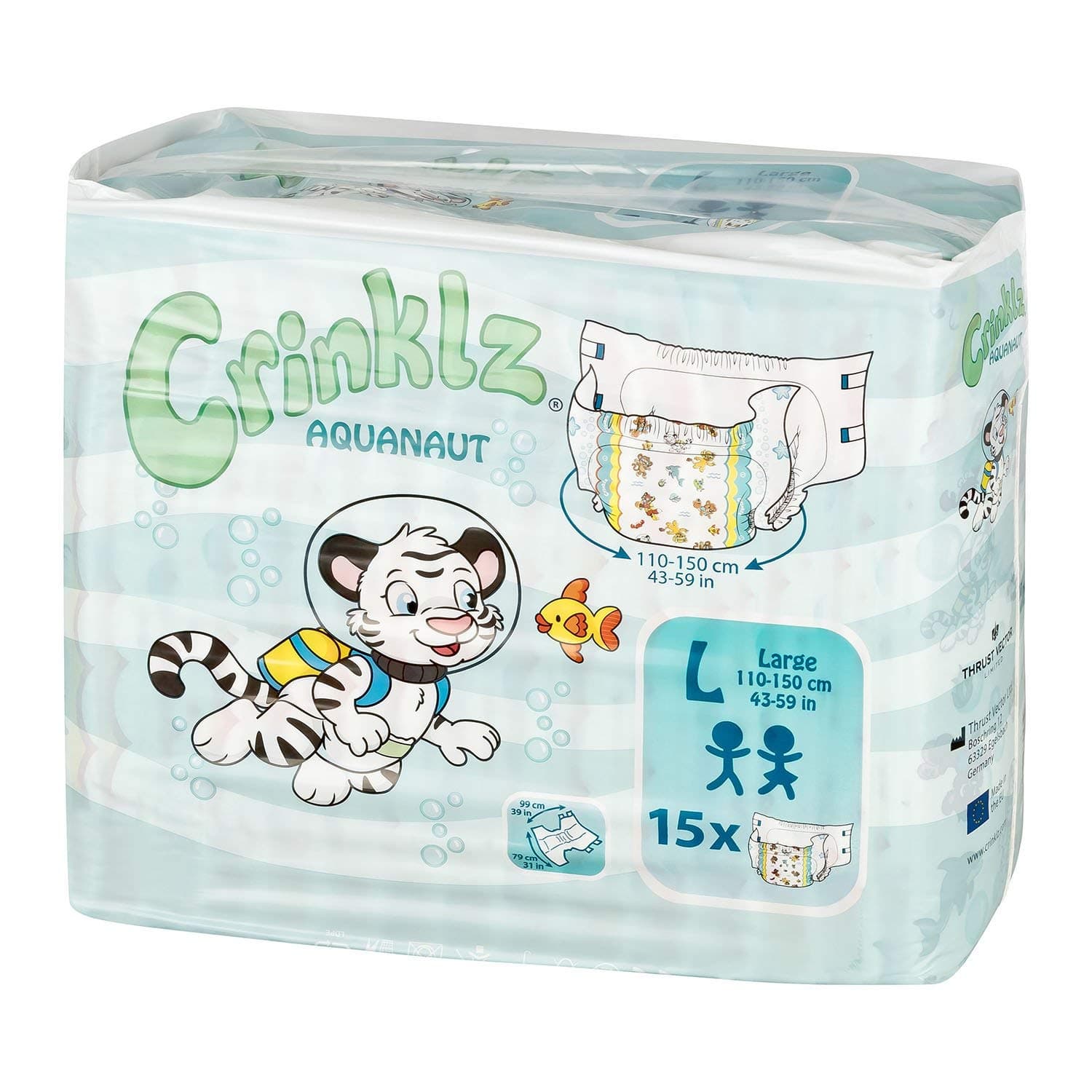 Crinklz Aquanaut - Large (Pack of 15)
